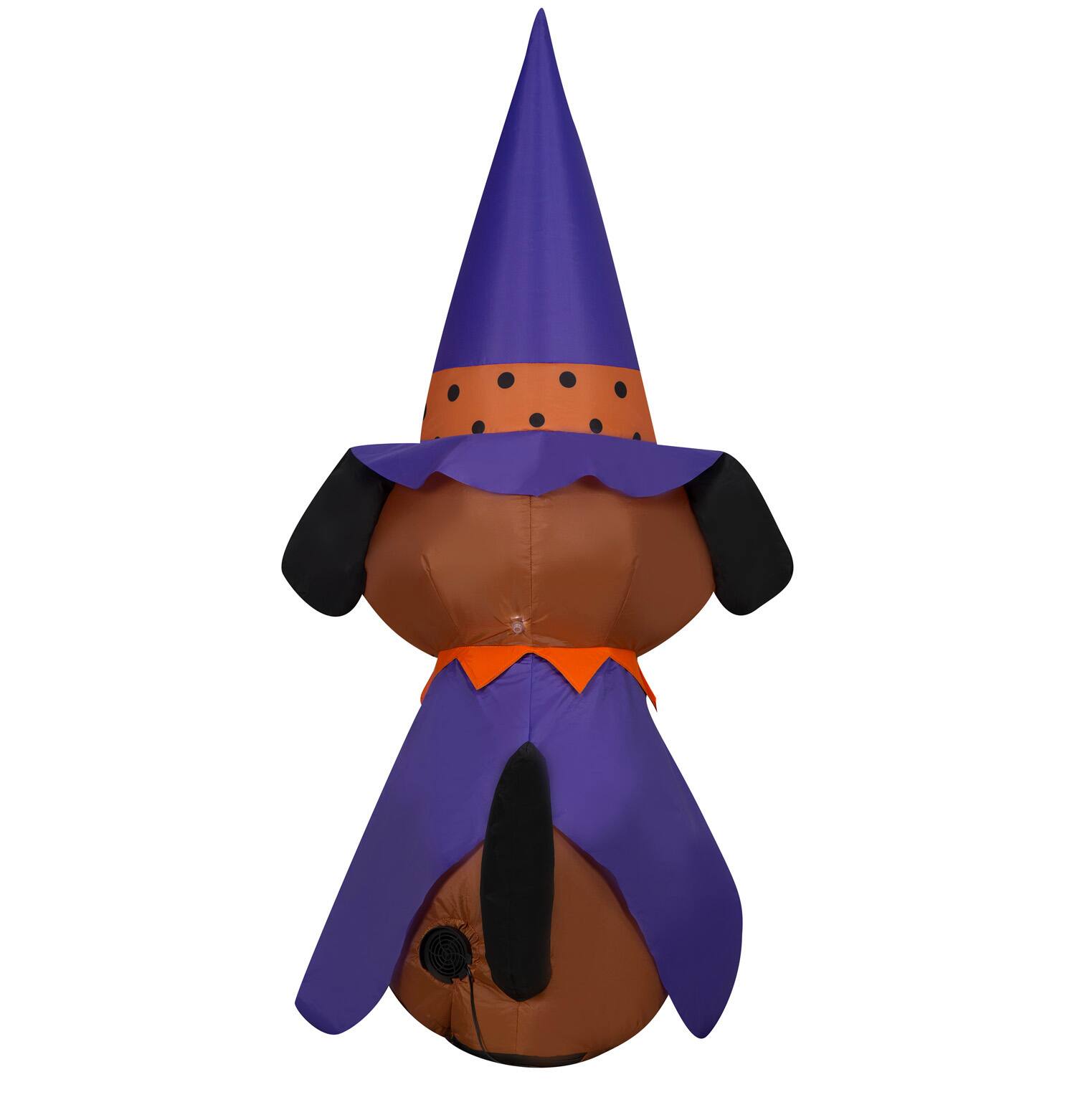 4ft. Airblown® Halloween Inflatable Dog in Witch Hat