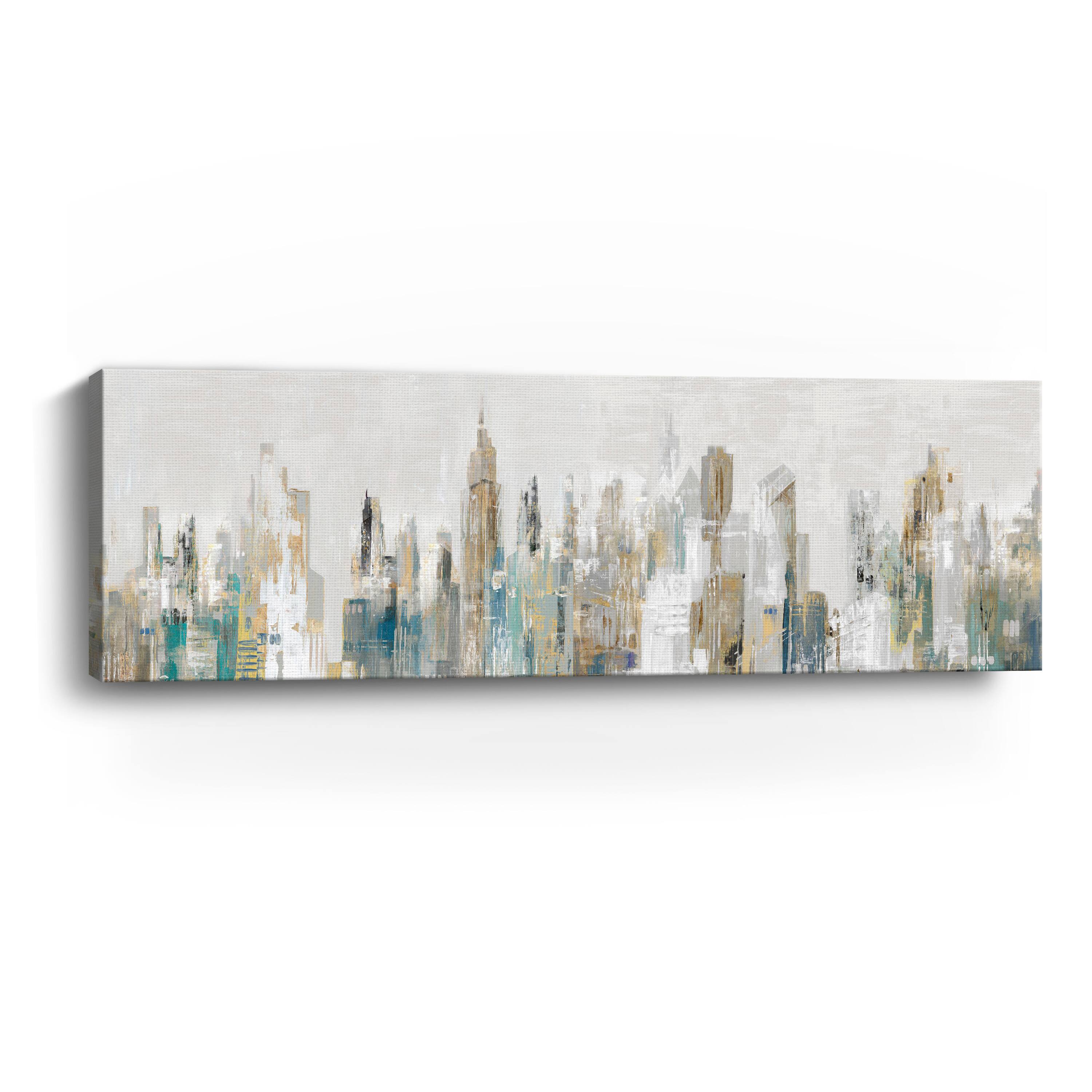 Golden Winter City II Canvas Giclee