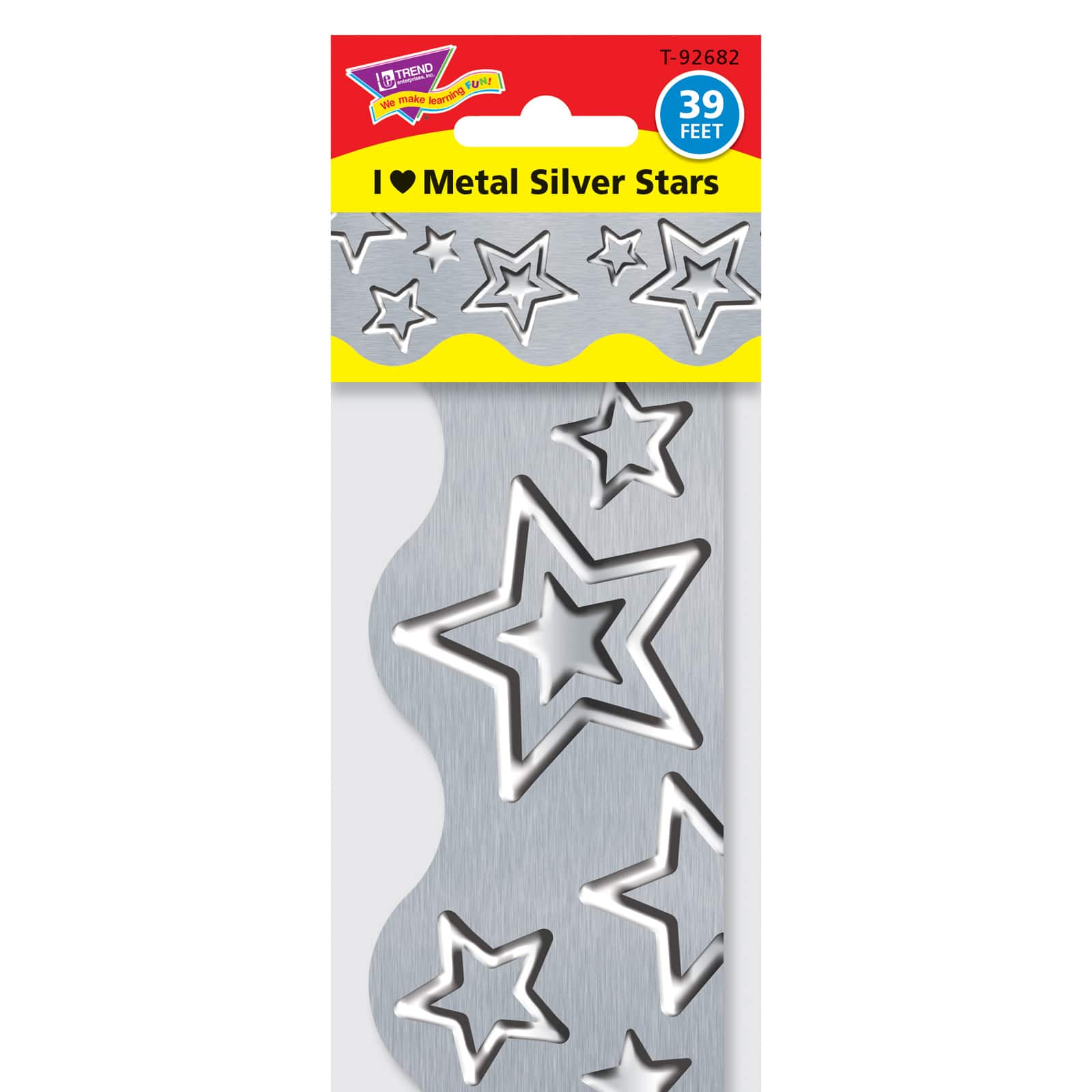 I Heart Metal Silver Stars Terrific Trimmers&#xAE;