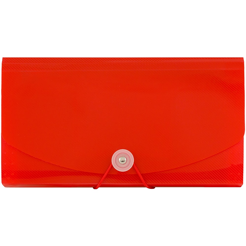 JAM Paper 13 Pocket Plastic Accordion Folder