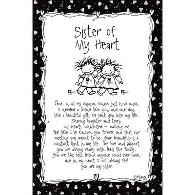 Children of the Inner Light® by Marci Art Sister of My Heart Plaque ...