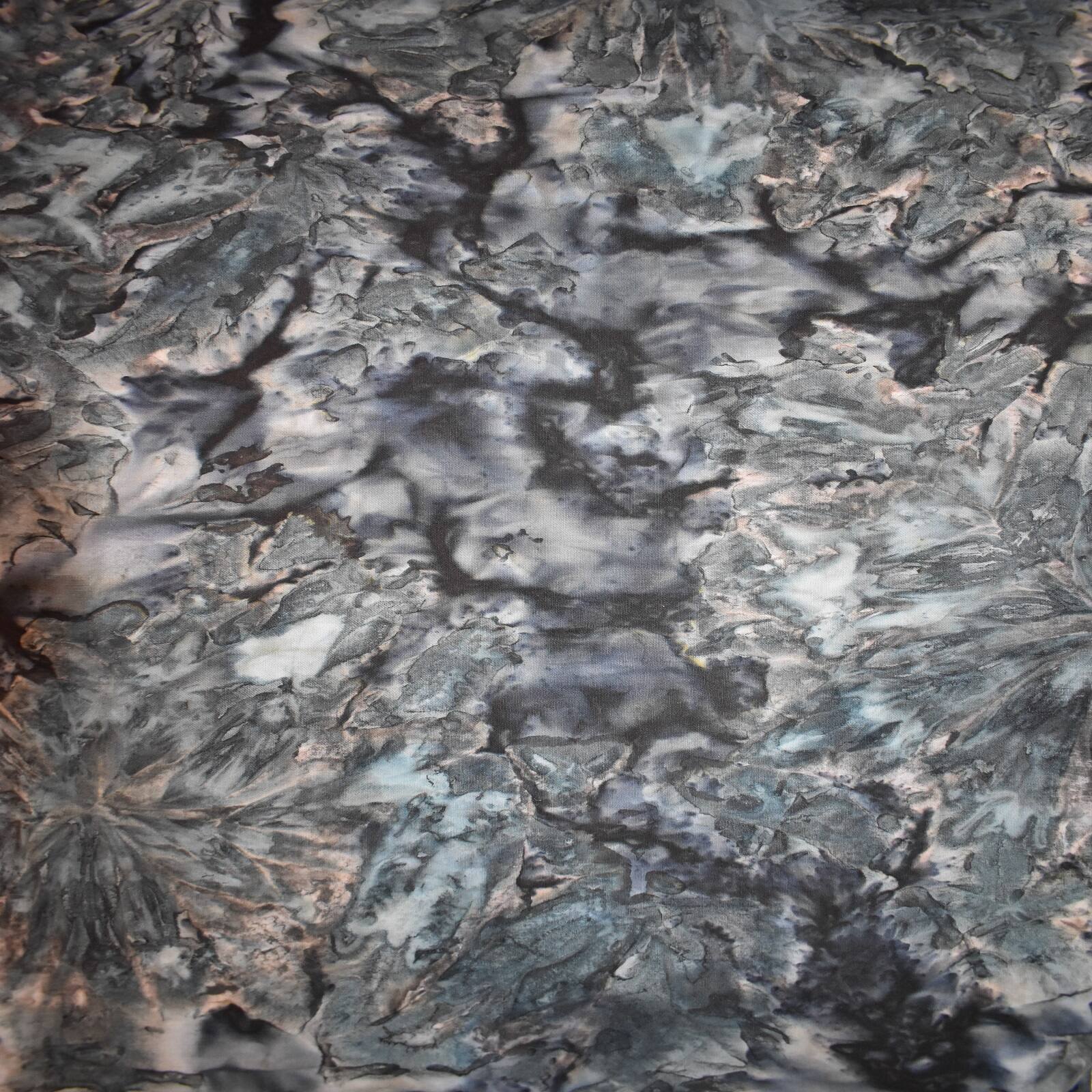 Get The Premium Indonesian Batik Black Gray Tie Dye Fabric At Michaels