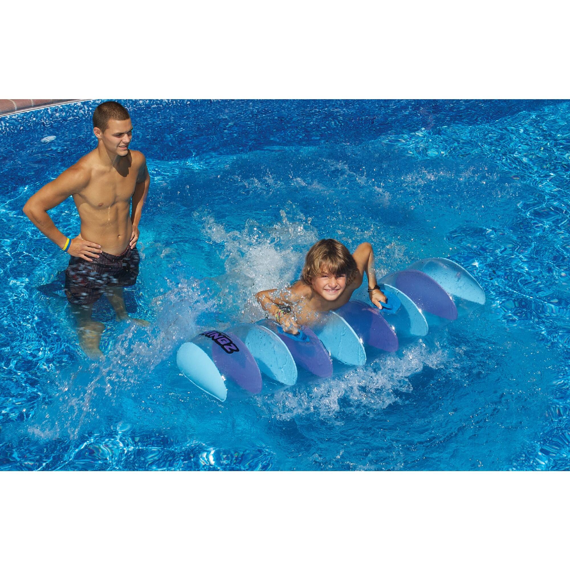 Swim Central 45" Clear & Blue Inflatable Pool Dive Board