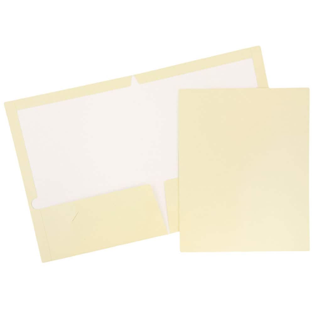 JAM Paper Laminated 2-Pocket Glossy Folders, 6ct.