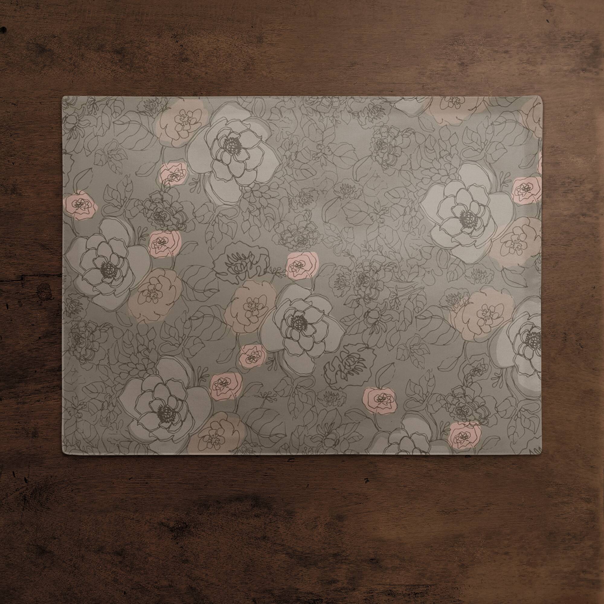 Multi Floral Cotton Twill Placemat