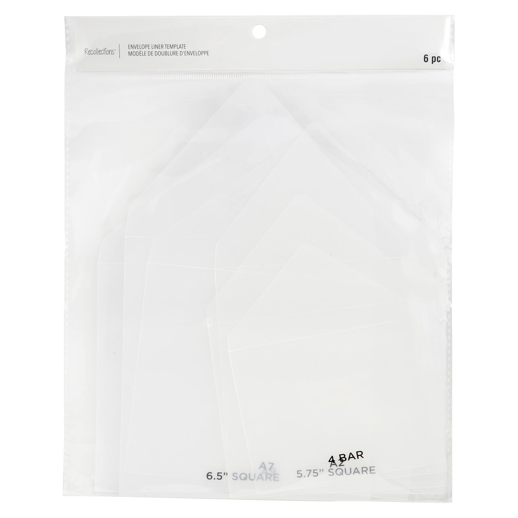 Envelope Liner Templates by Recollections™, 6ct.