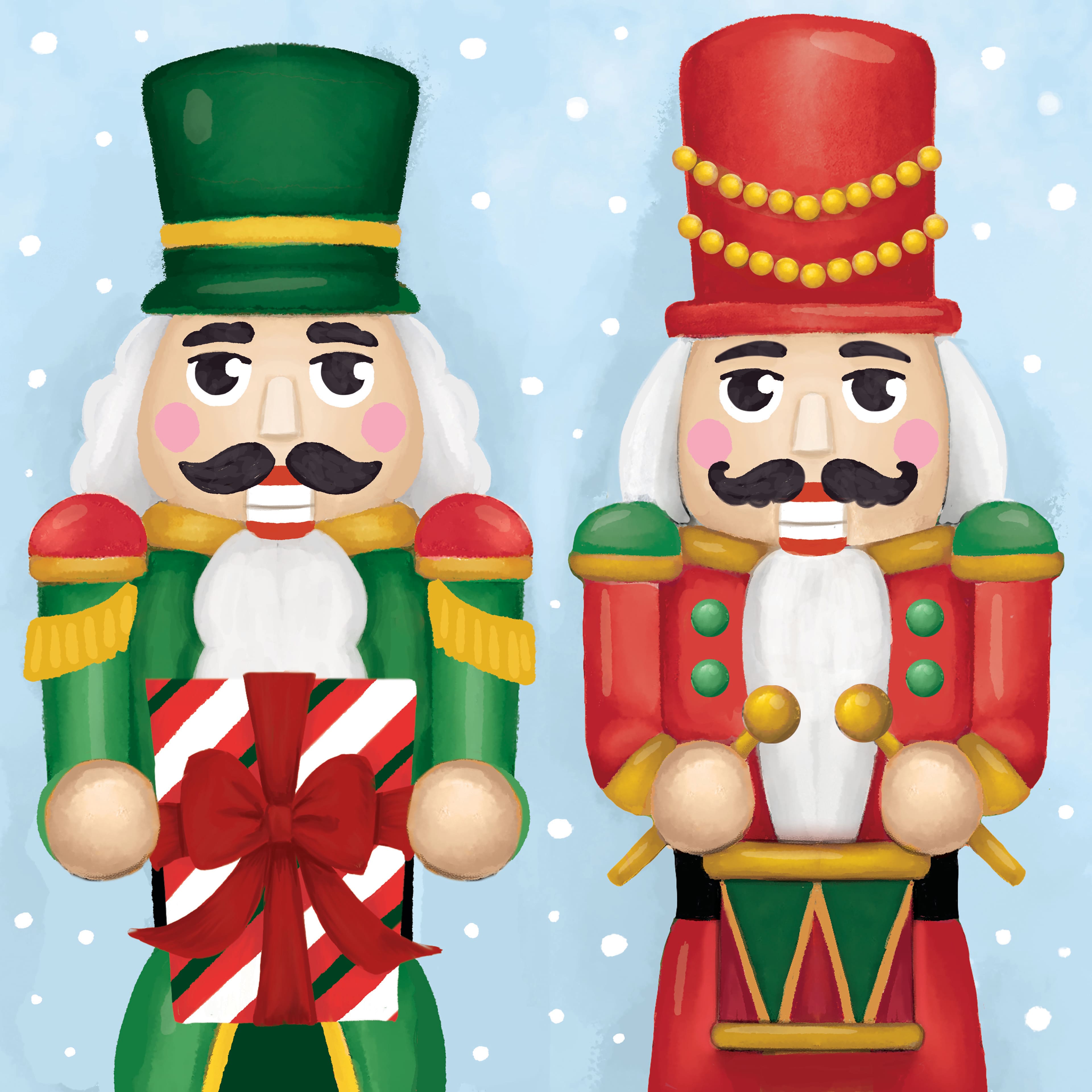 11" x 11" Nutcrackers Canvas Painting Kit by Artist's Loft™