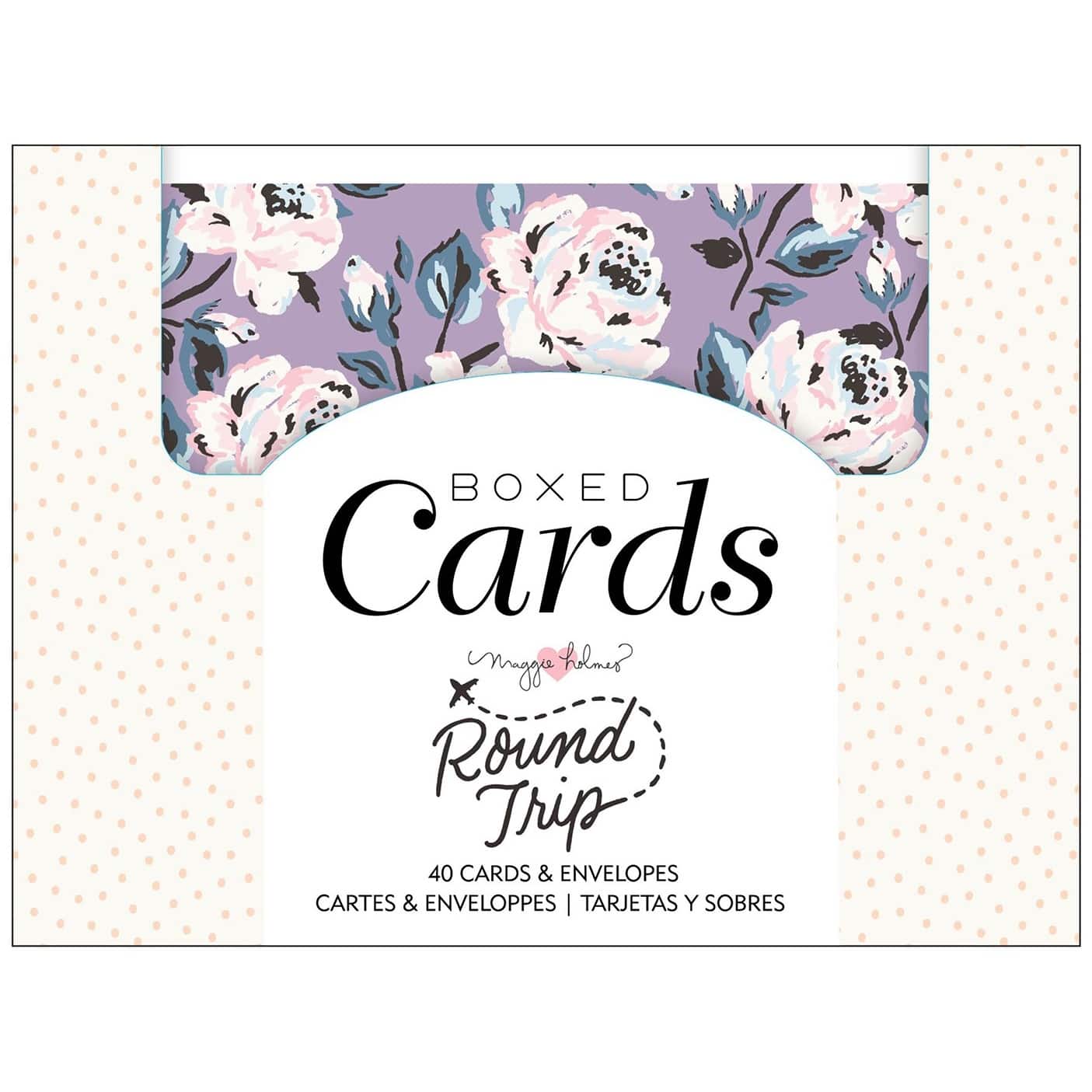American Crafts™ 4.375" x 5.75" Maggie Holmes Round Trip A2 Cards With Envelopes, 40ct.