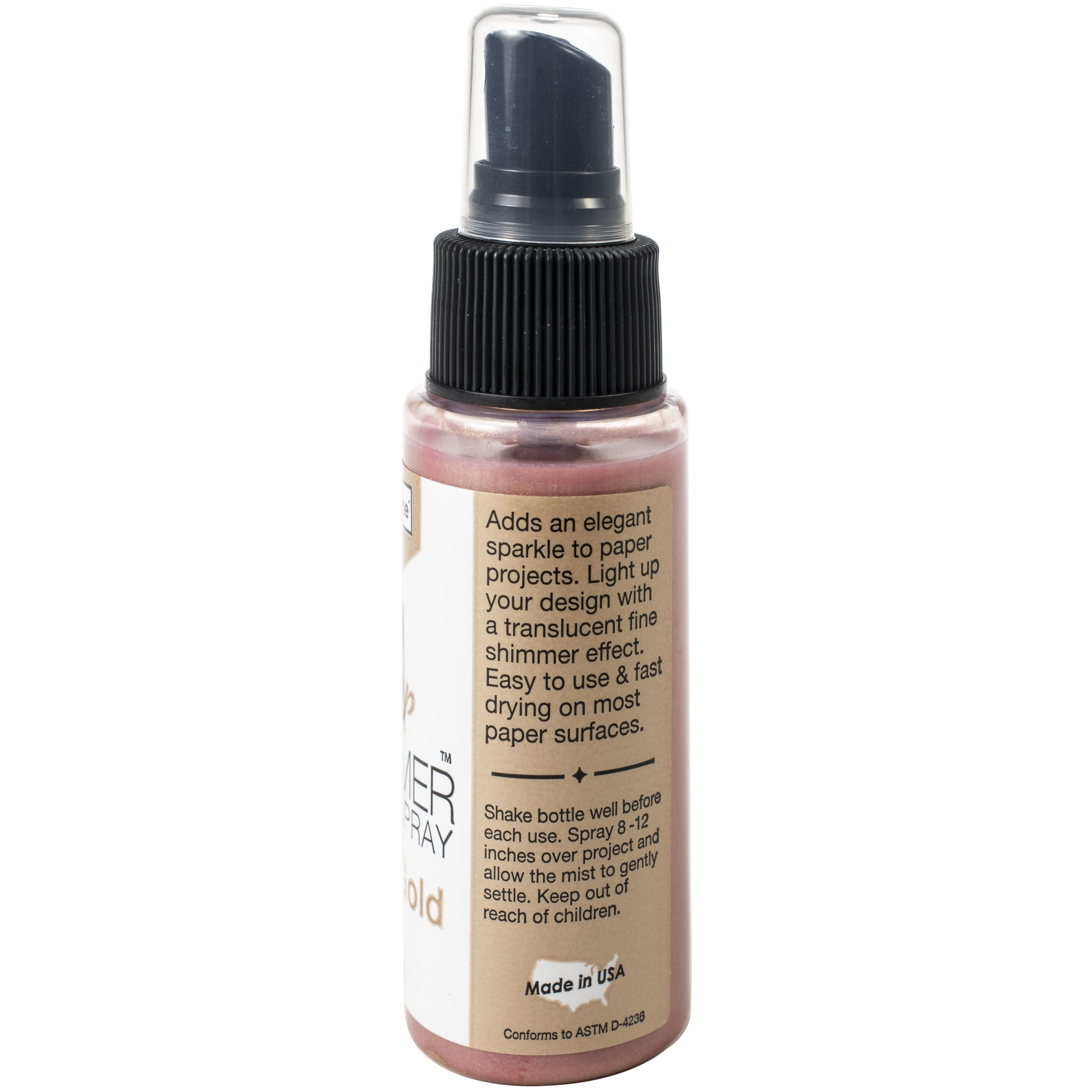 Imagine Rose Gold Sheer Shimmer Craft Spray, 2oz.