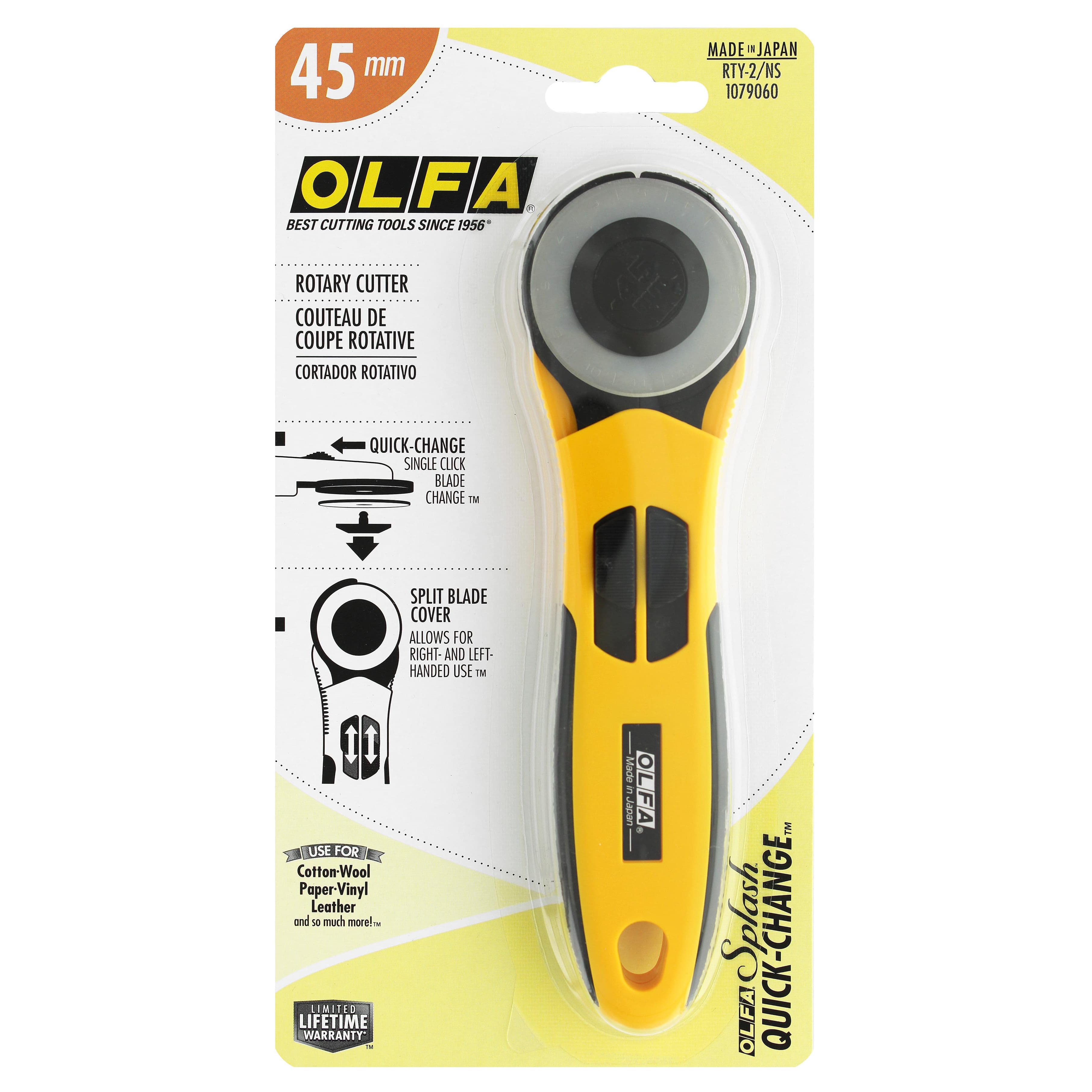 Olfa Splash Quick Change 45mm Rotary Cutter
