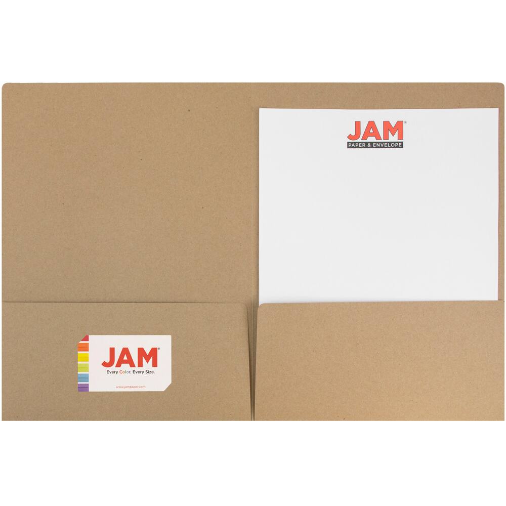 JAM Paper Premium Matte 2-Pocket Folders, 100ct.