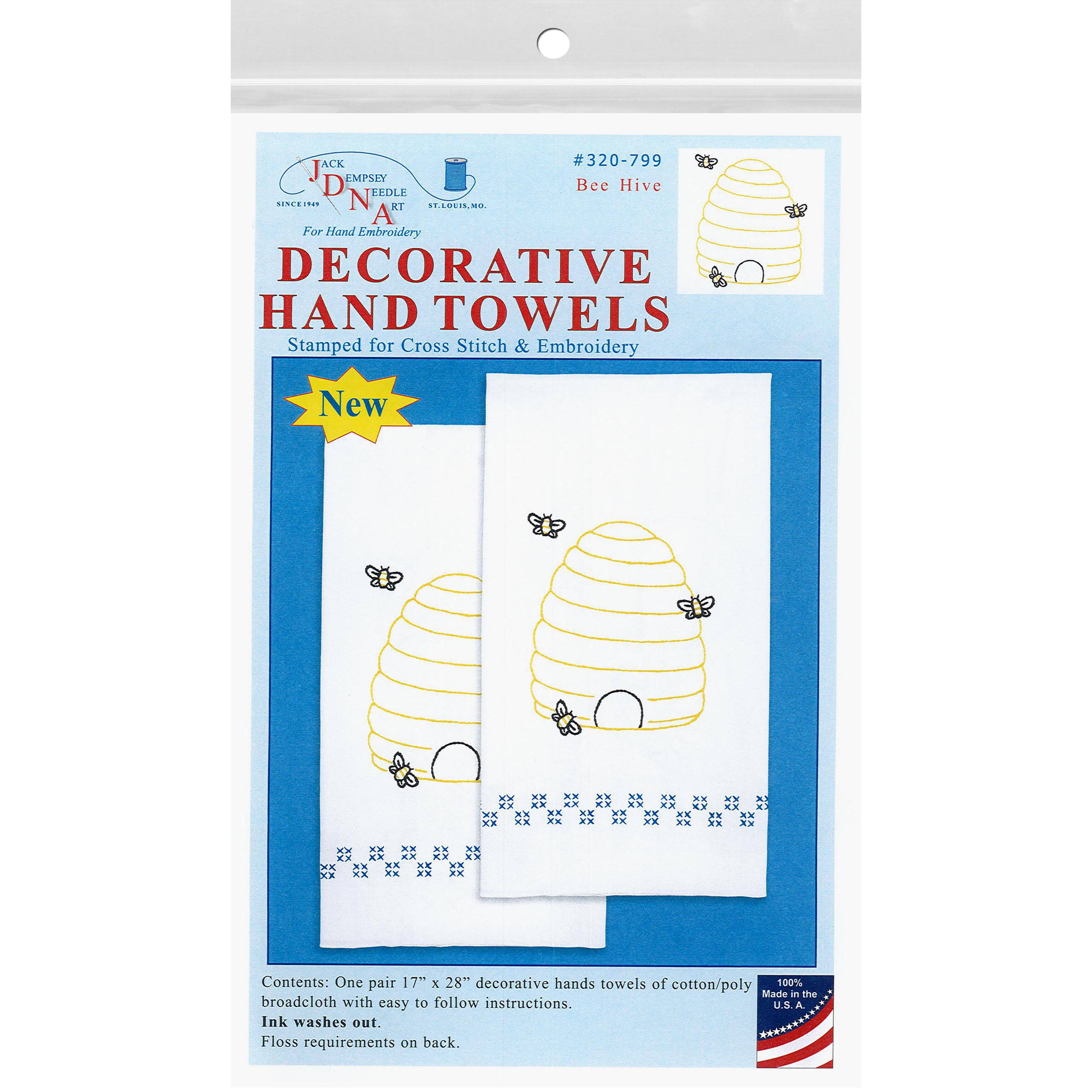 Jack Dempsey Bee Hive Decorative Hand Towel Set