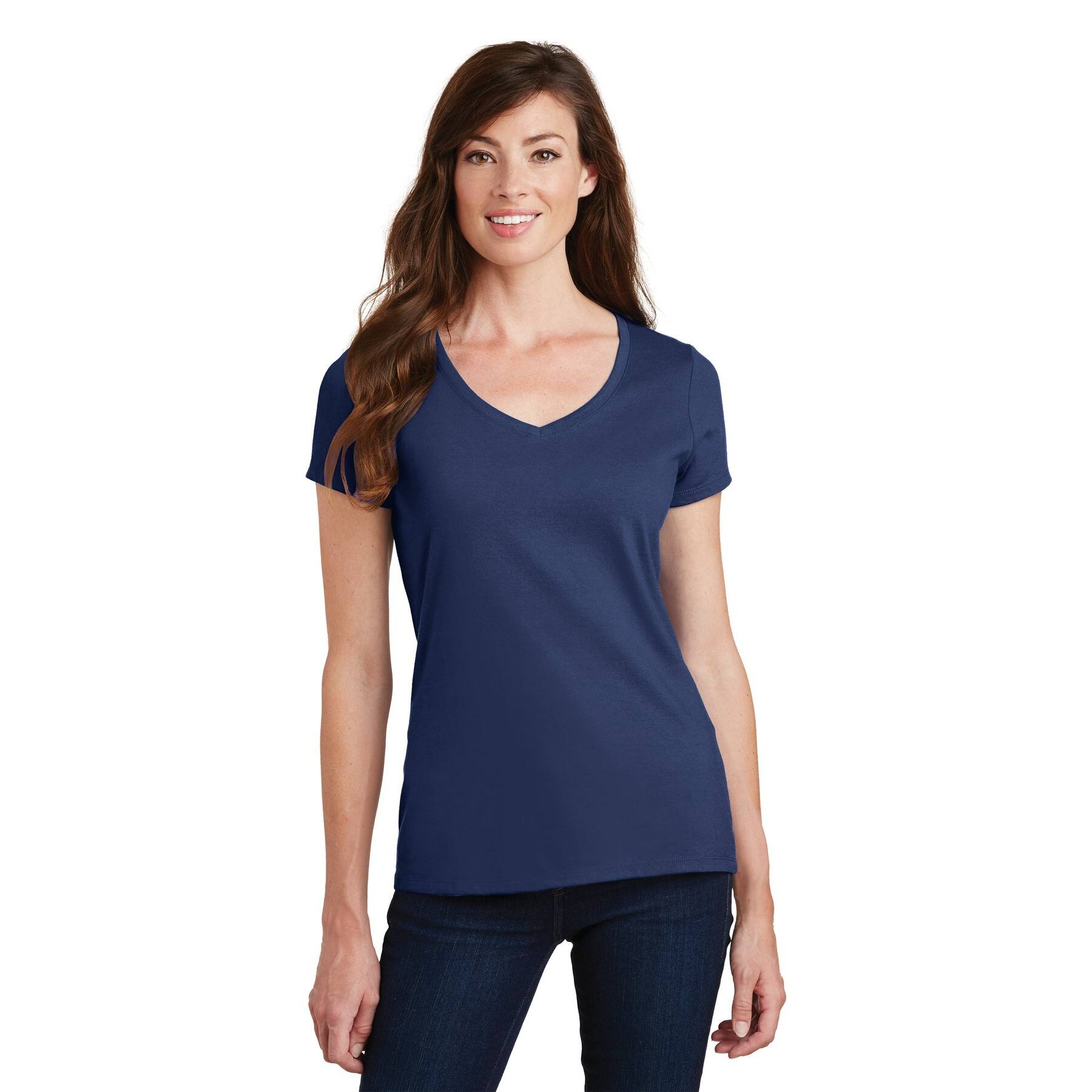 Port & Company® Fan Favorite™ Ladies V-Neck T-Shirt