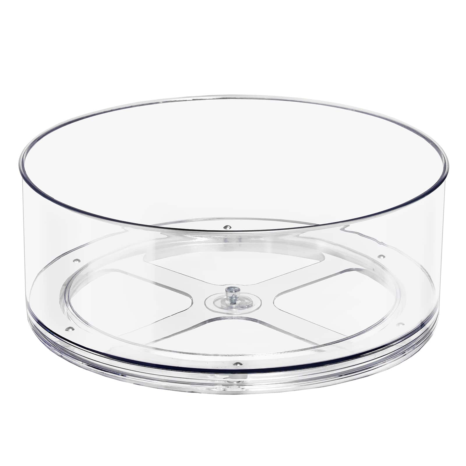 Sorbus 9&#x22; Clear Turntable Bins, 2ct.