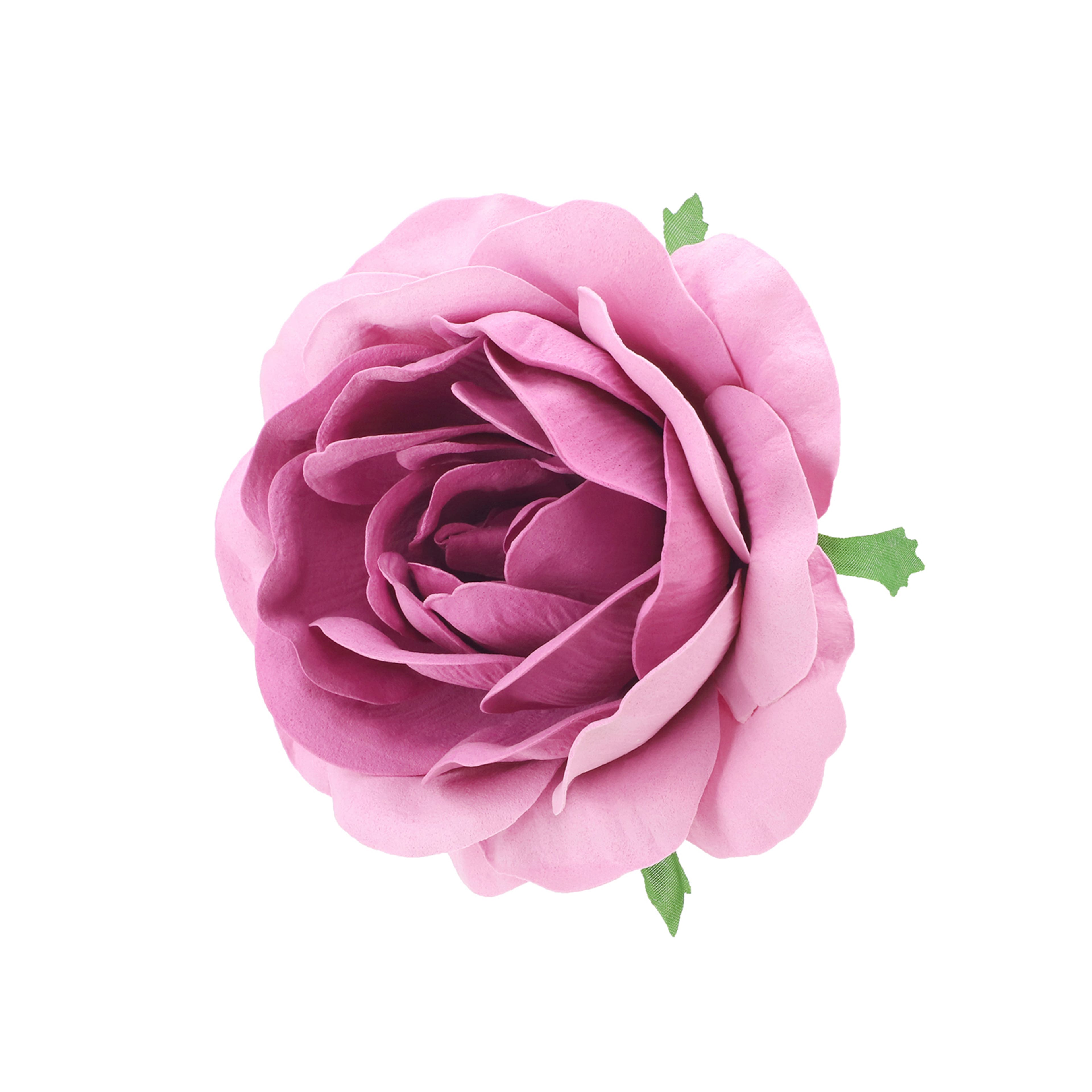 Rose d&#xE9;corative couleur rose fonc&#xE9; de 11,4&#xA0;cm d&#x2019;Ashland