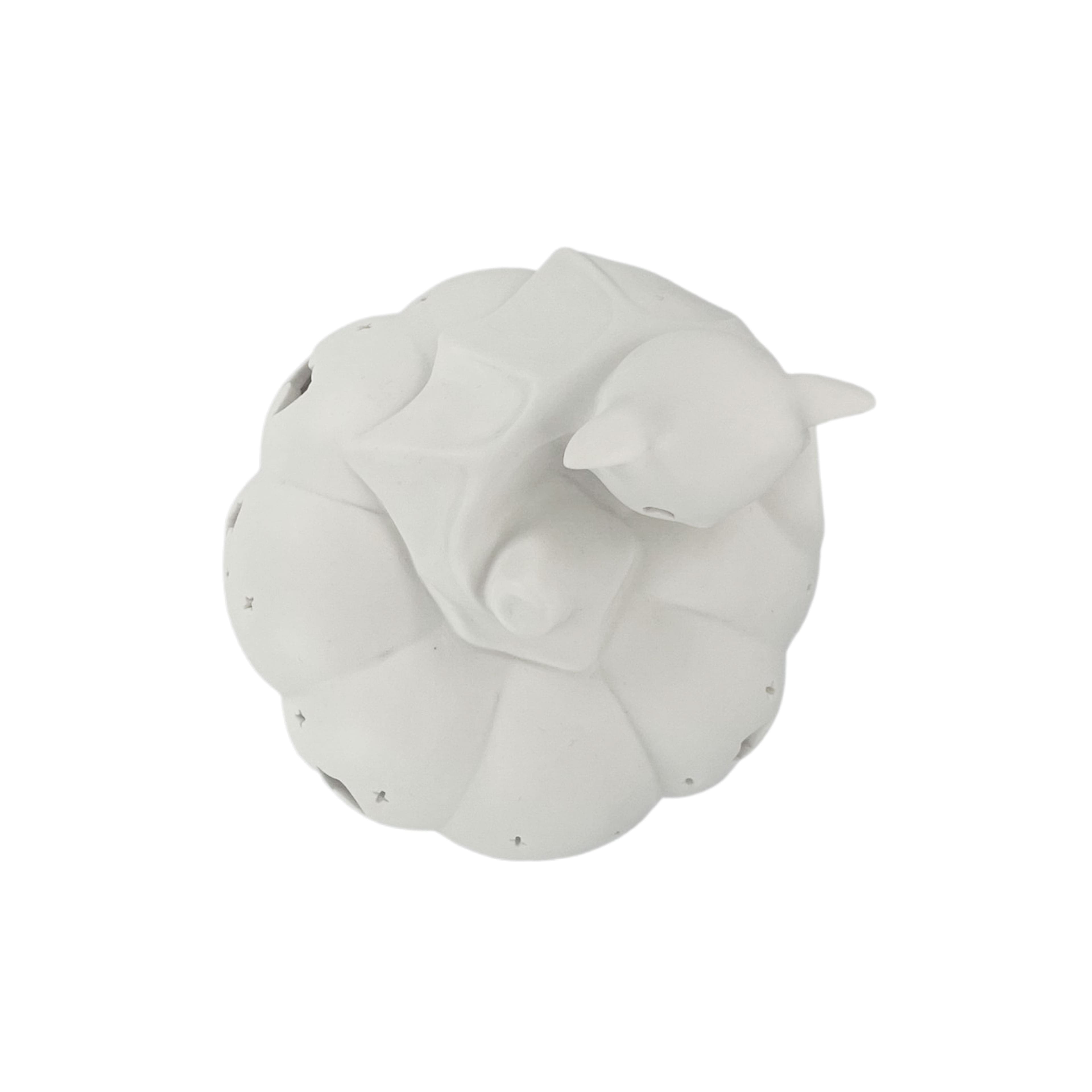6.75&#x22; DIY Ceramic LED Pumpkin &#x26; Bat D&#xE9;cor by Make Market&#xAE;