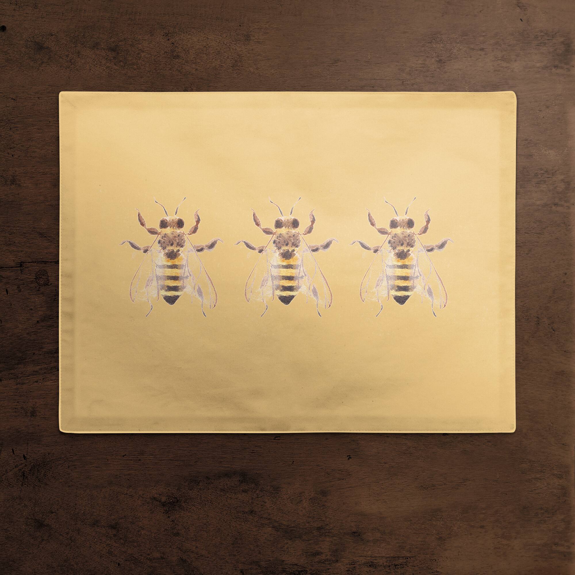 Welcome To Our Little Hive 18" x 14" Poly Twill Placemat