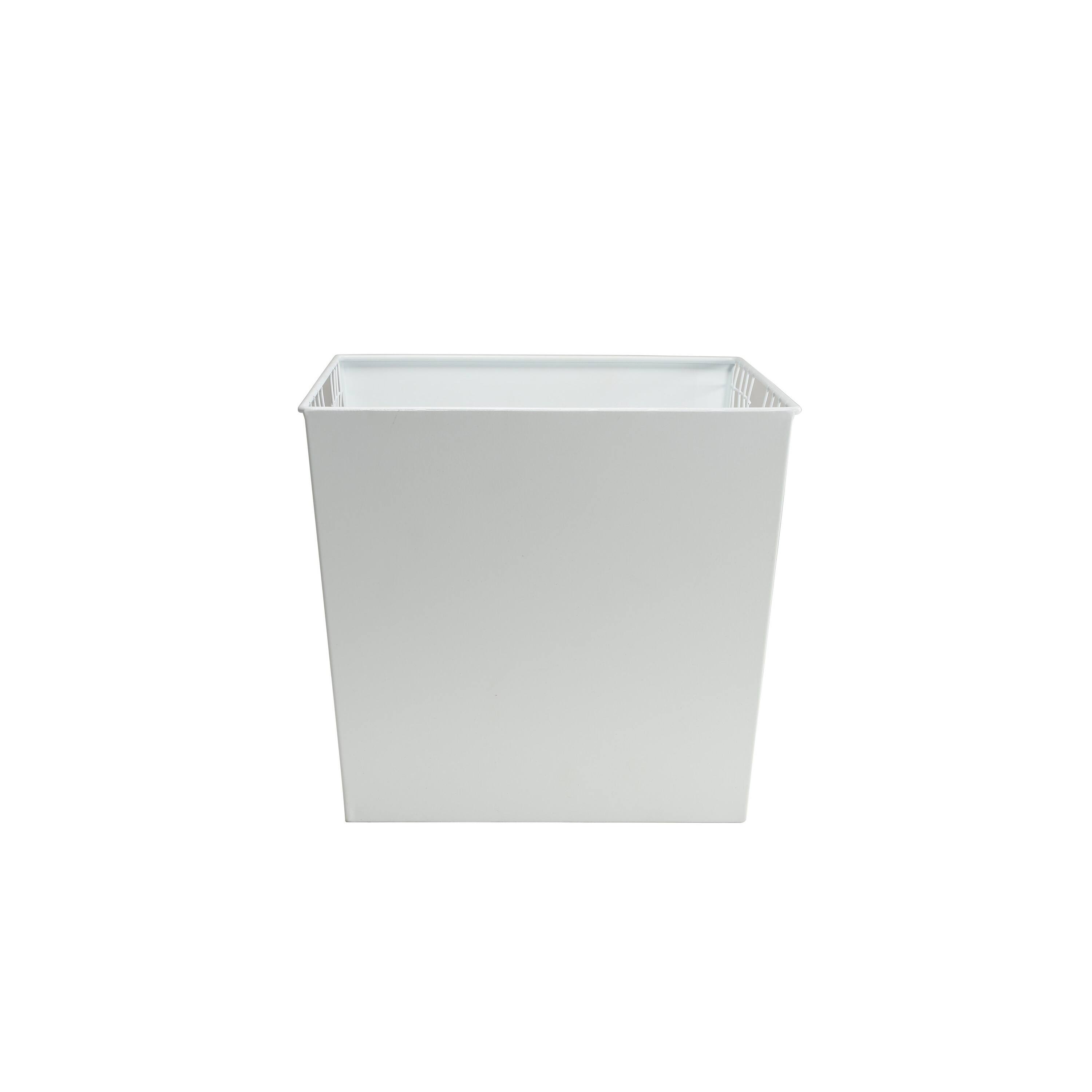 13&#x22; White Wire Multifunctional Basket