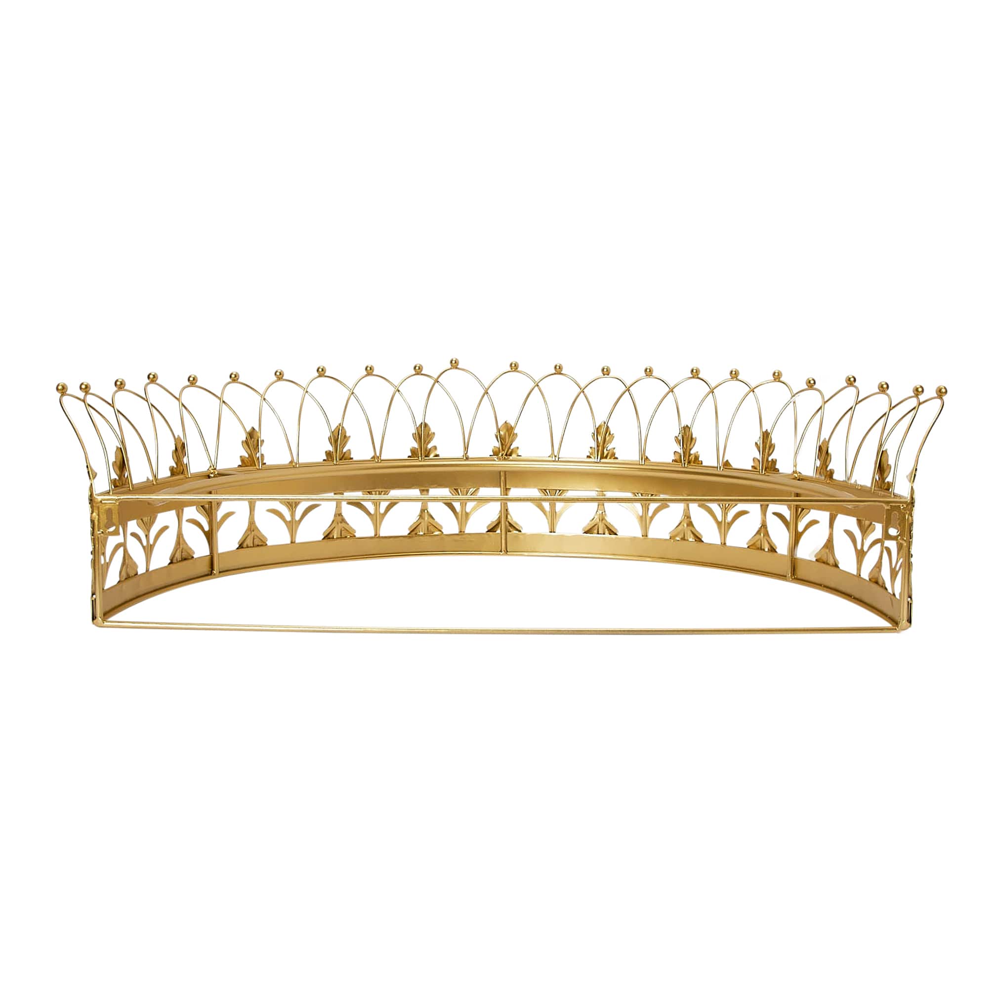 29&#x22; Metal Curtain Crown
