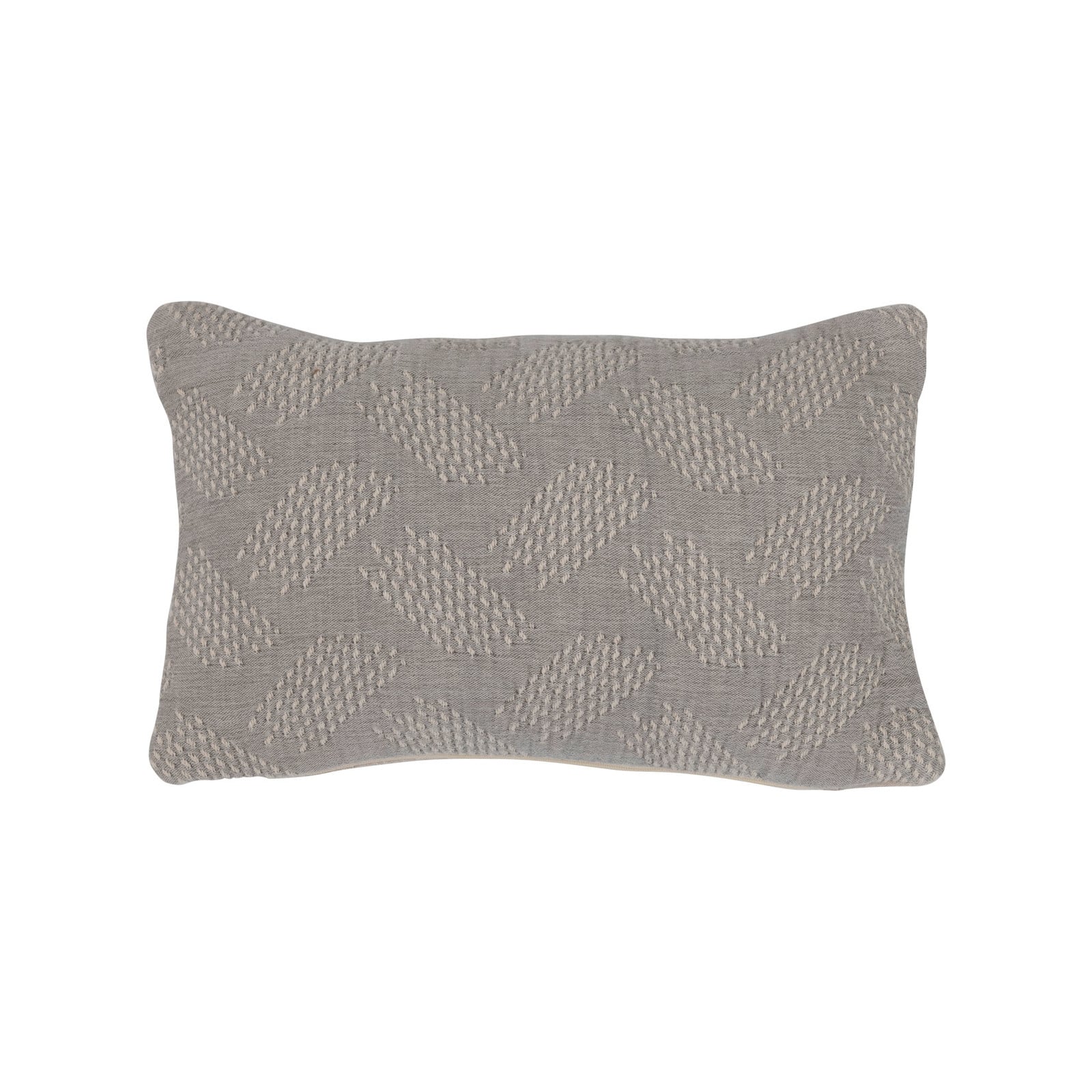 Hello Honey® Taupe Cotton Jacquard Lumbar Pillow