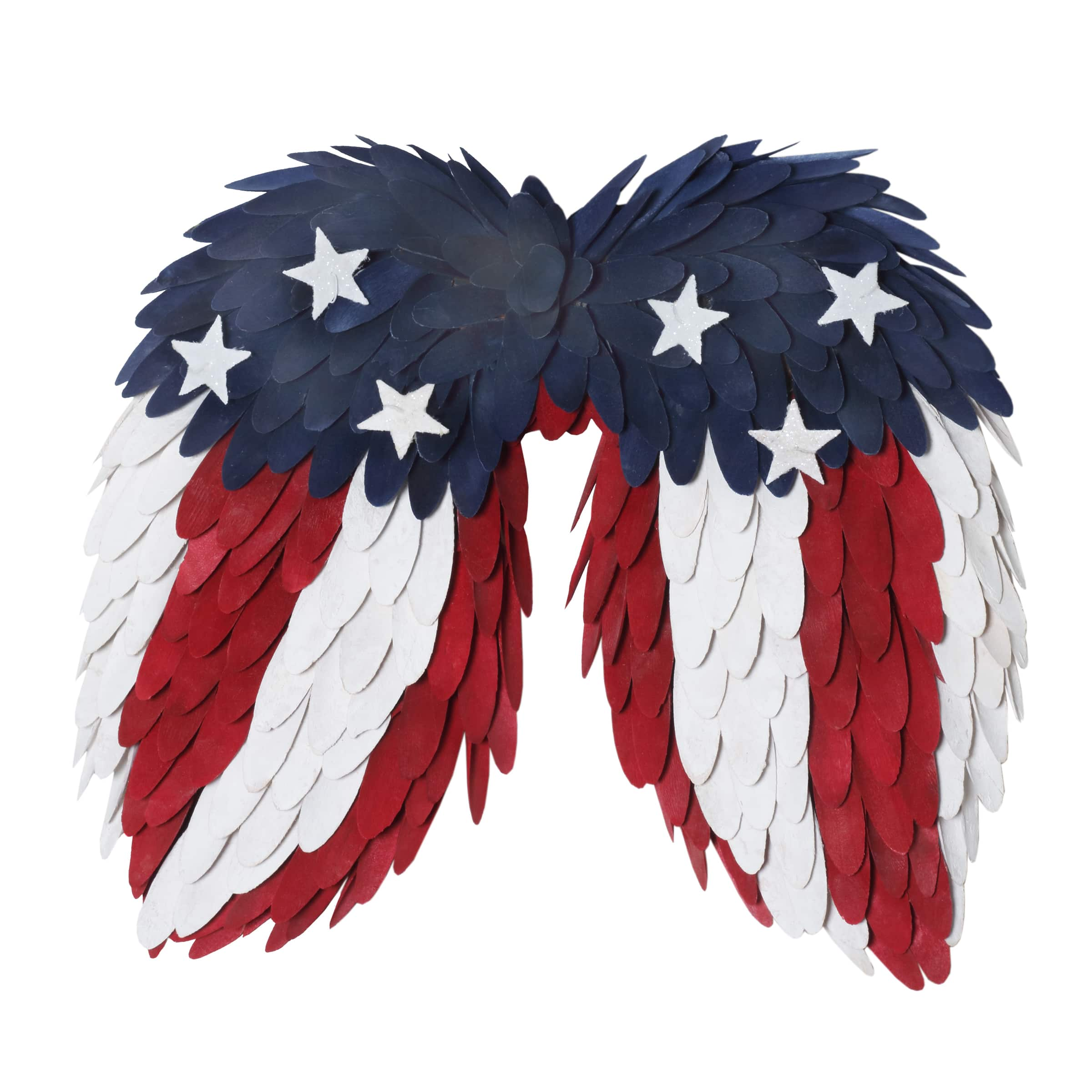 18&#x22; Patriotic Angel Wings Decoration