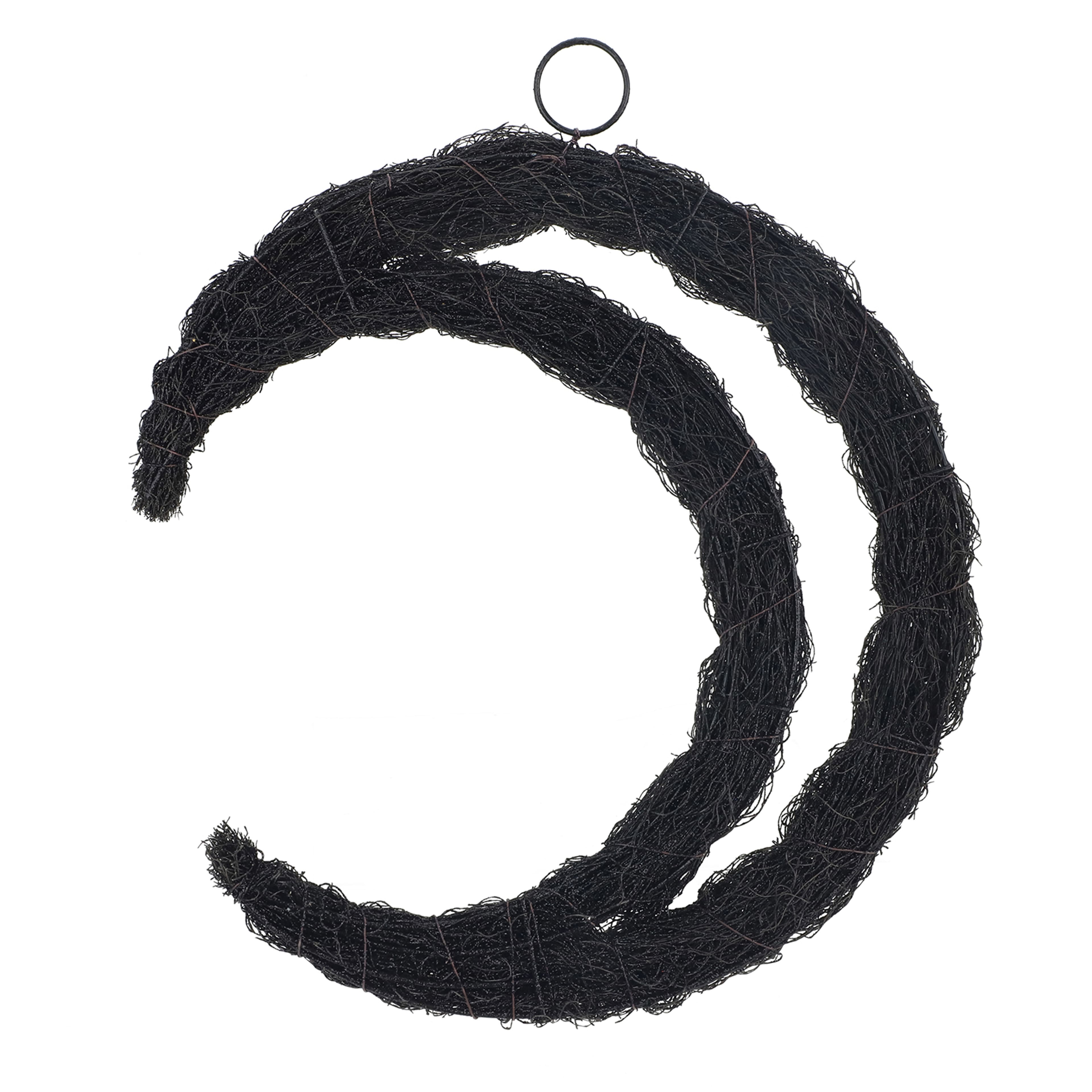 16&#x22; Black Moon Wreath by Ashland&#xAE;