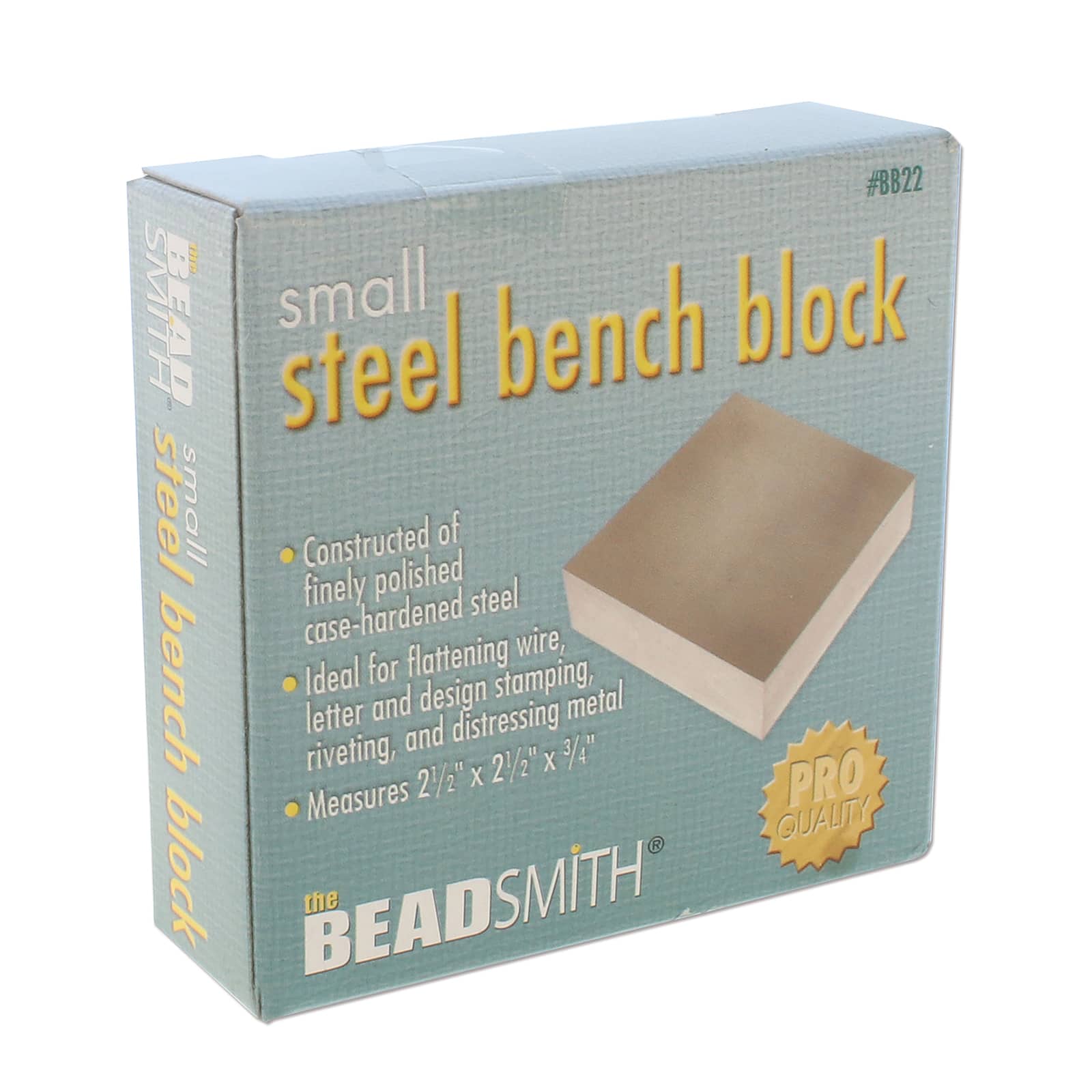 Steel Bench Block - 2.5 x 2.5 – Beaducation