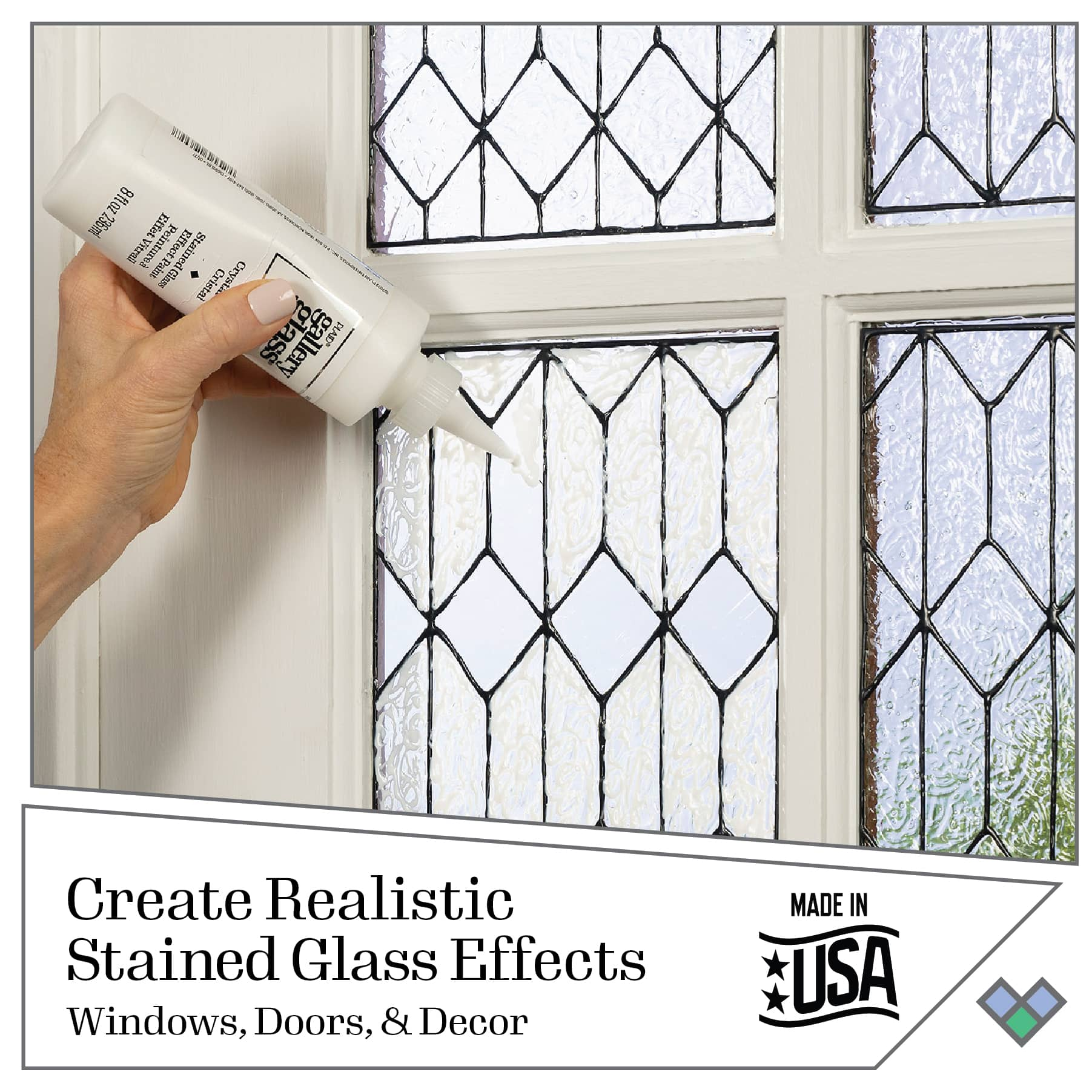 Plaid&#xAE; Gallery Glass&#xAE; Privacy Window Stained Glass Paint Set