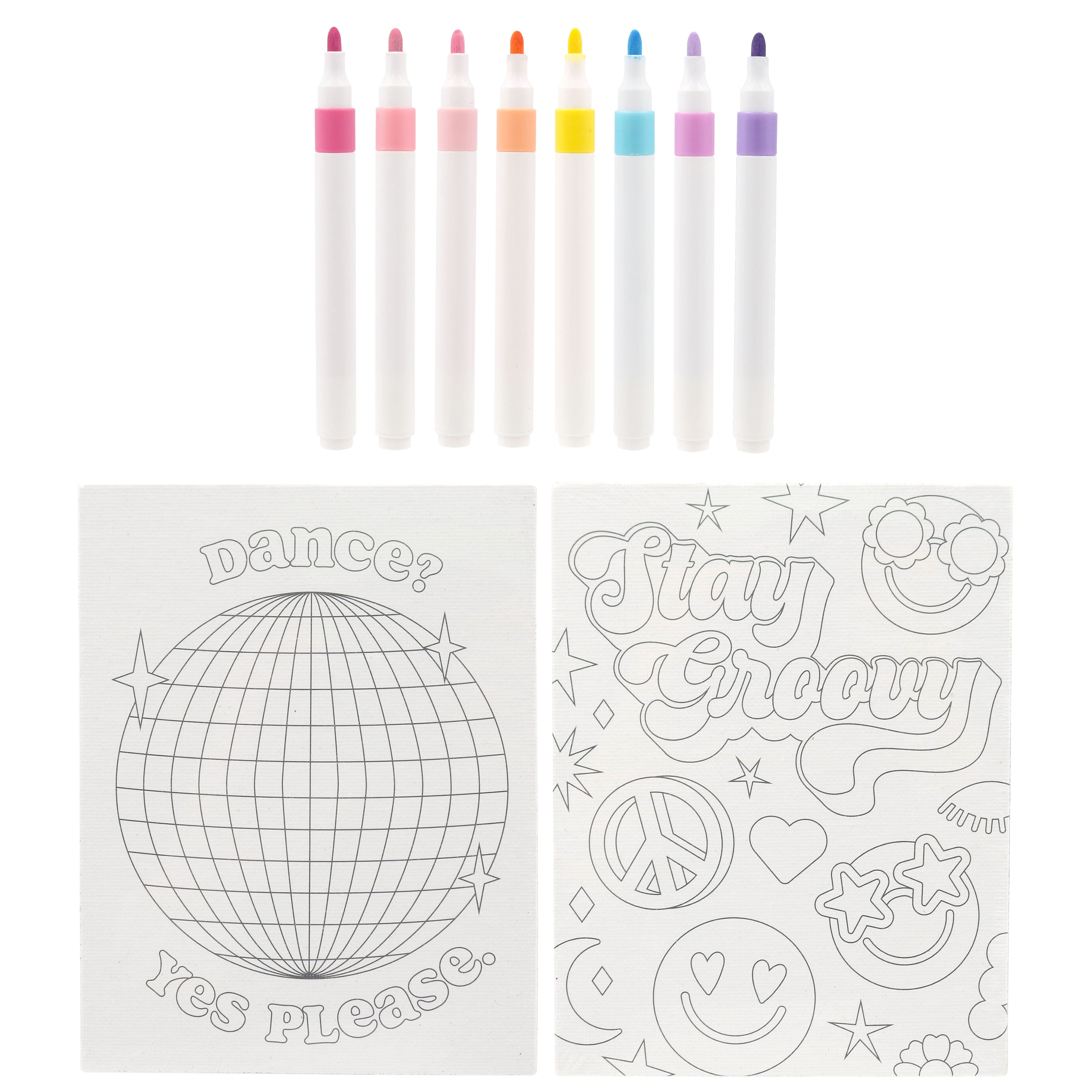 Stay Groovy Paint by Marker Set by Creatology™