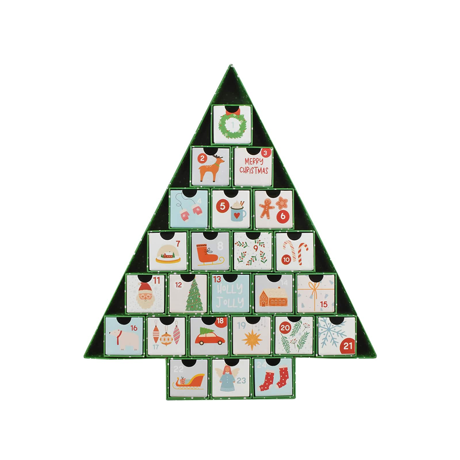 17.7&#x22; Christmas Tree Advent Calendar by Ashland&#xAE;