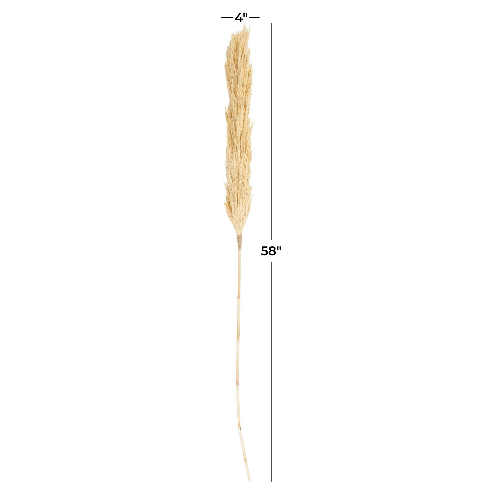 Cream Dried Pampas Grass Stem