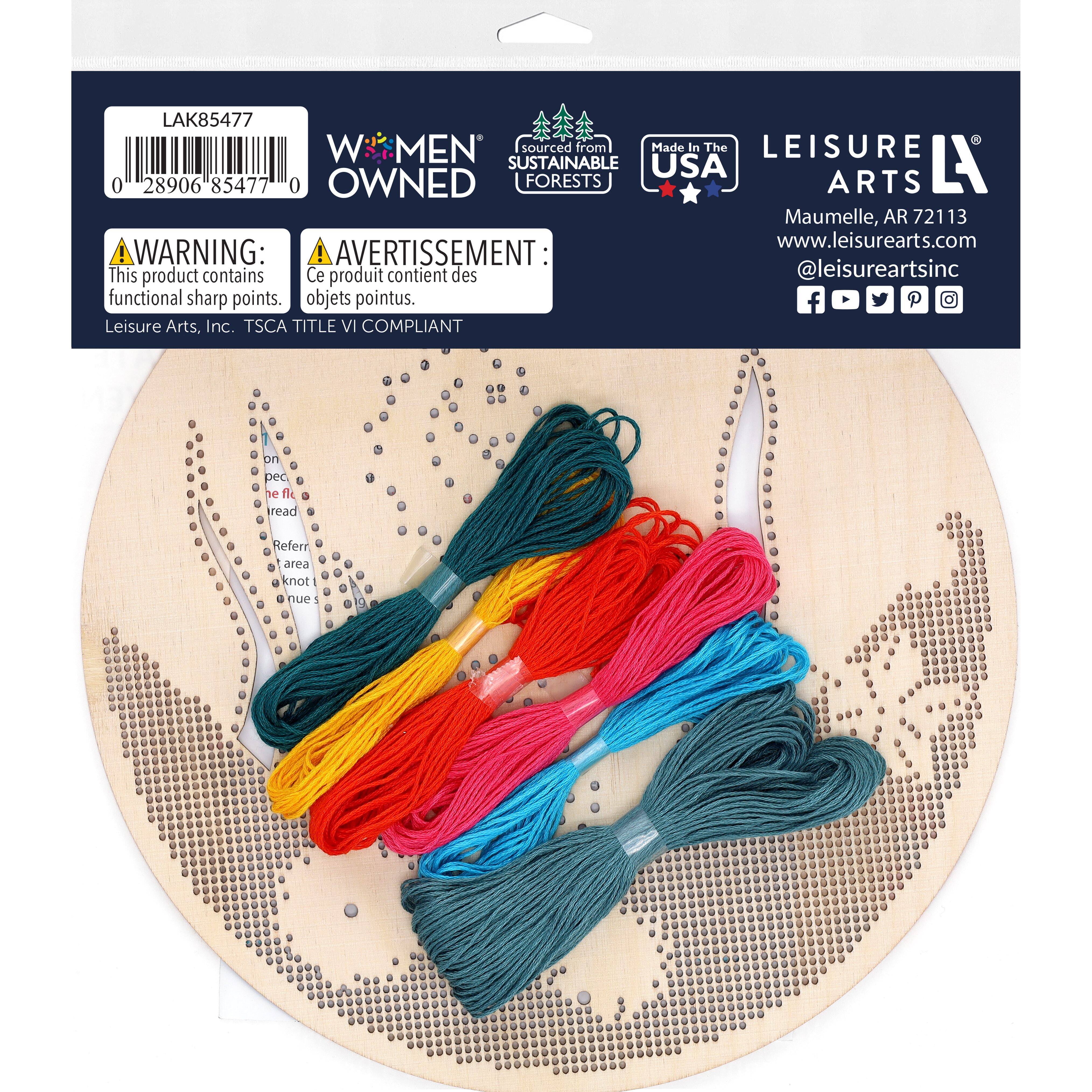 Leisure Arts® Intermediate Seahorse Wood Stitchery Kit