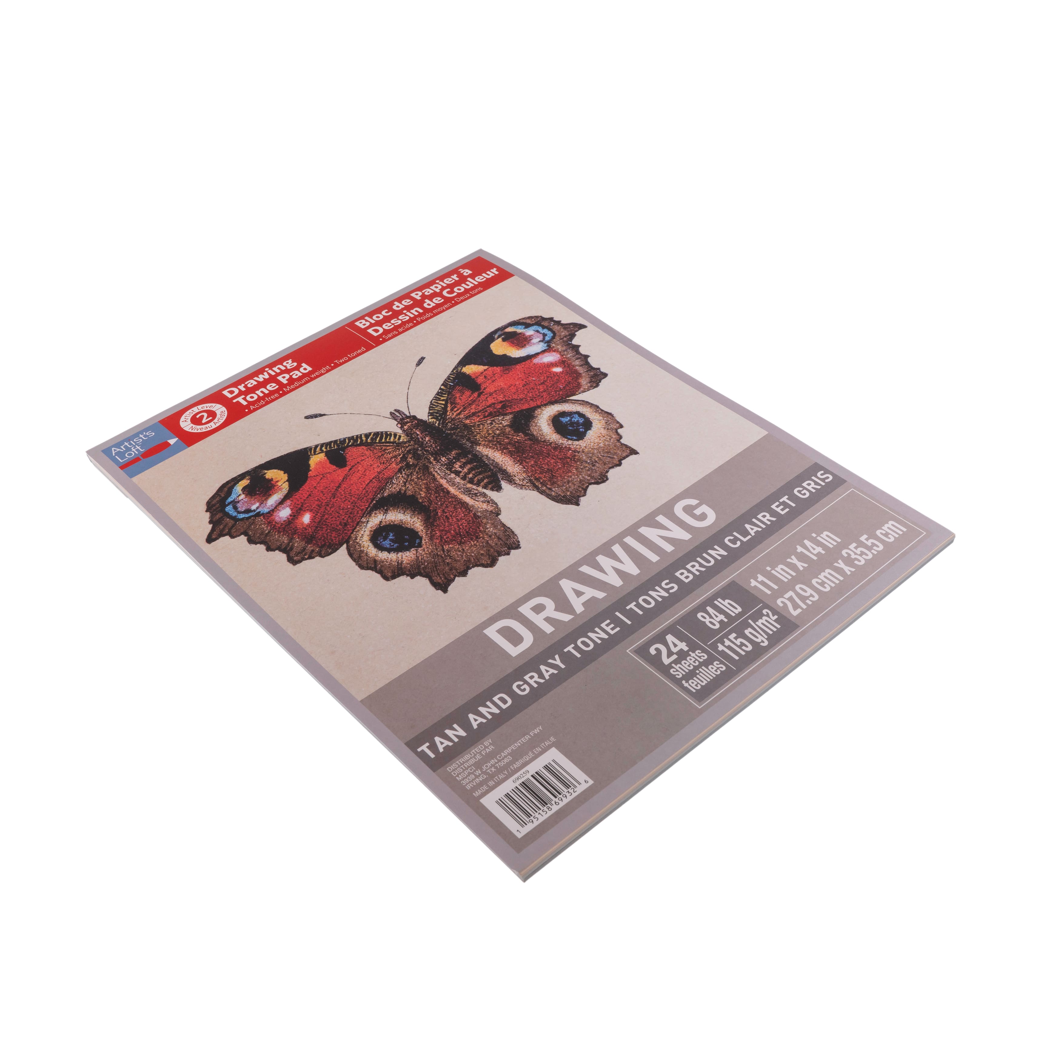 Tan &#x26; Grey Tone Drawing Pad by Artist&#x27;s Loft&#x2122;