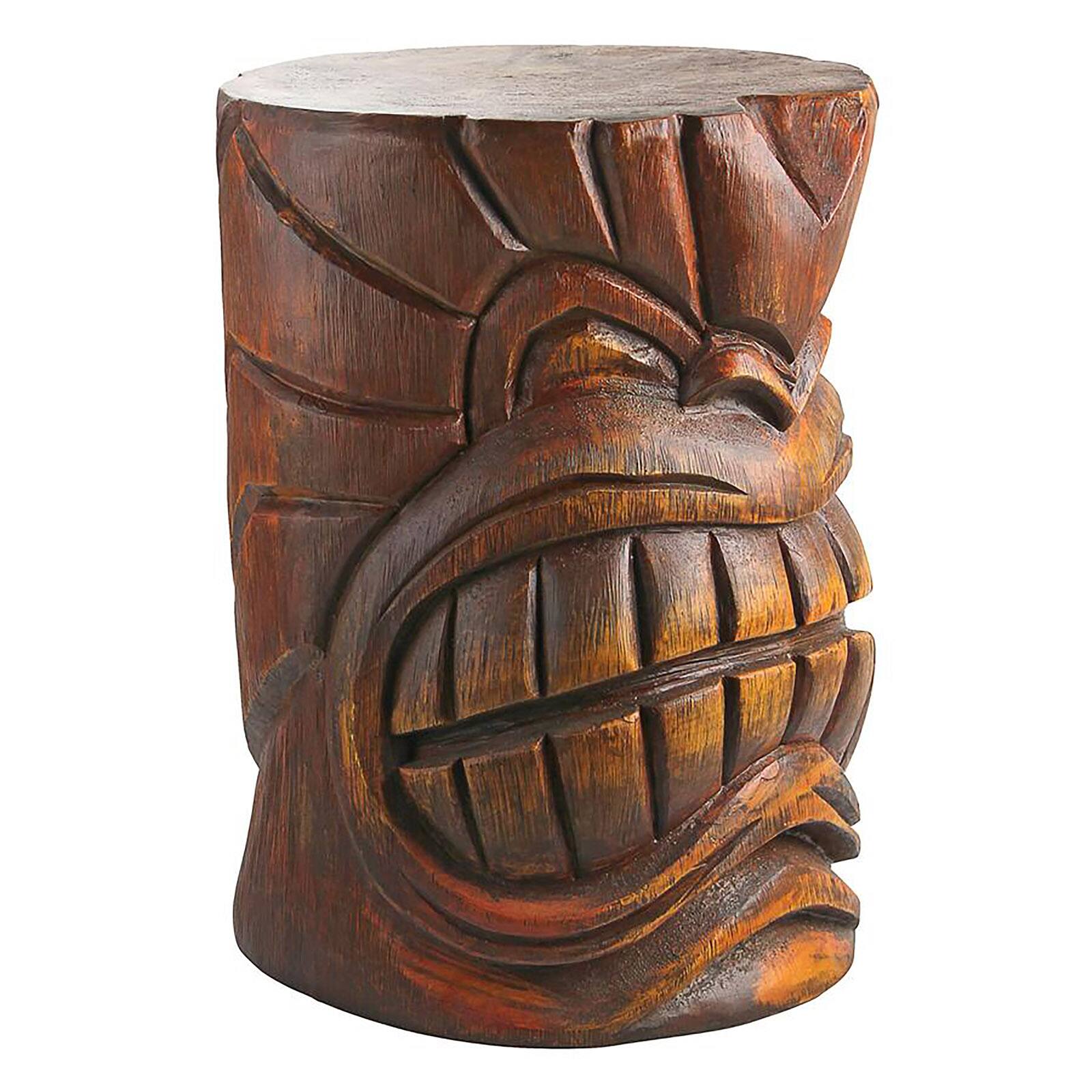 Design Toscana 20.5" The Kanaloa Grand Tiki Sculptural Table