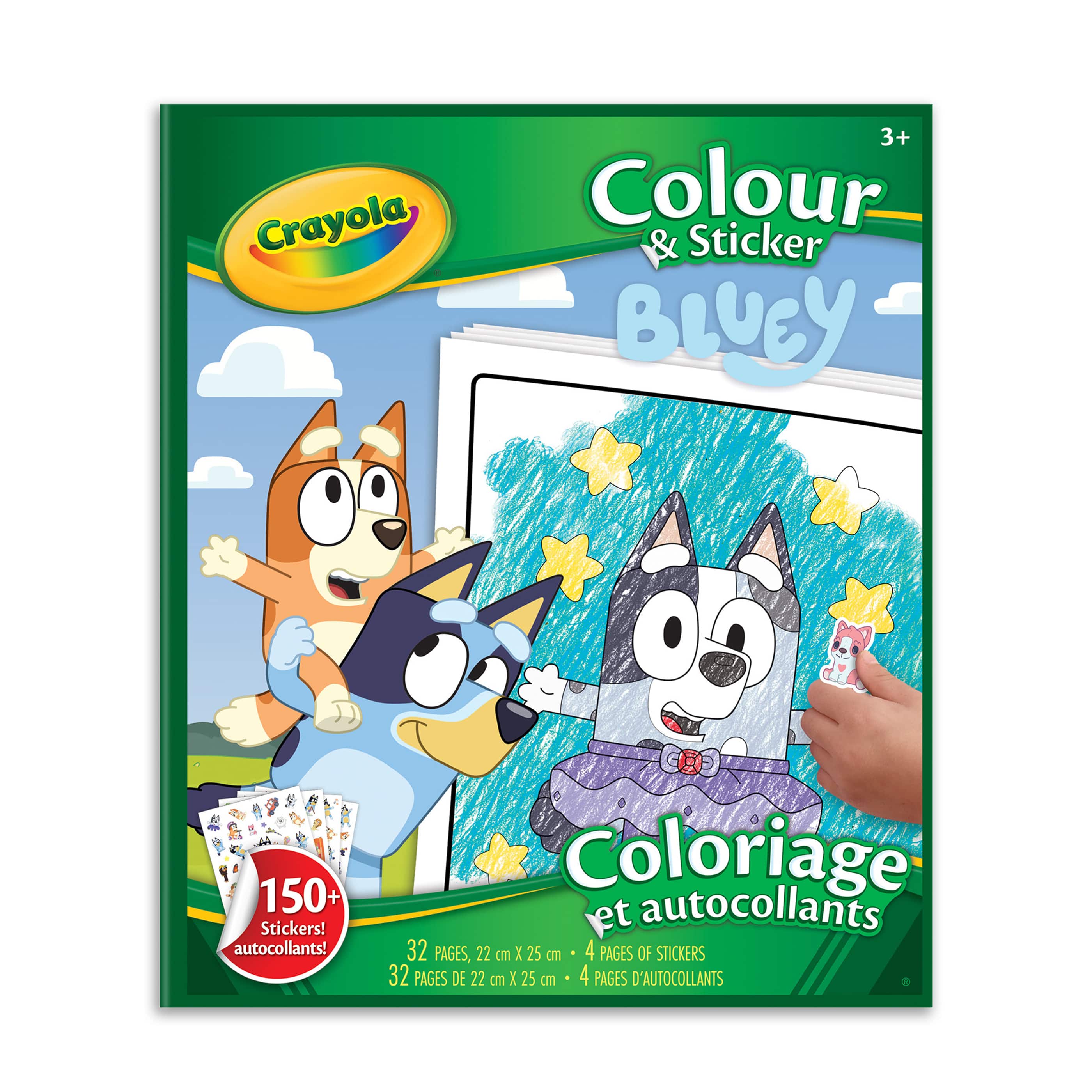 Crayola&#xAE; Bluey Colour &#x26; Sticker Set