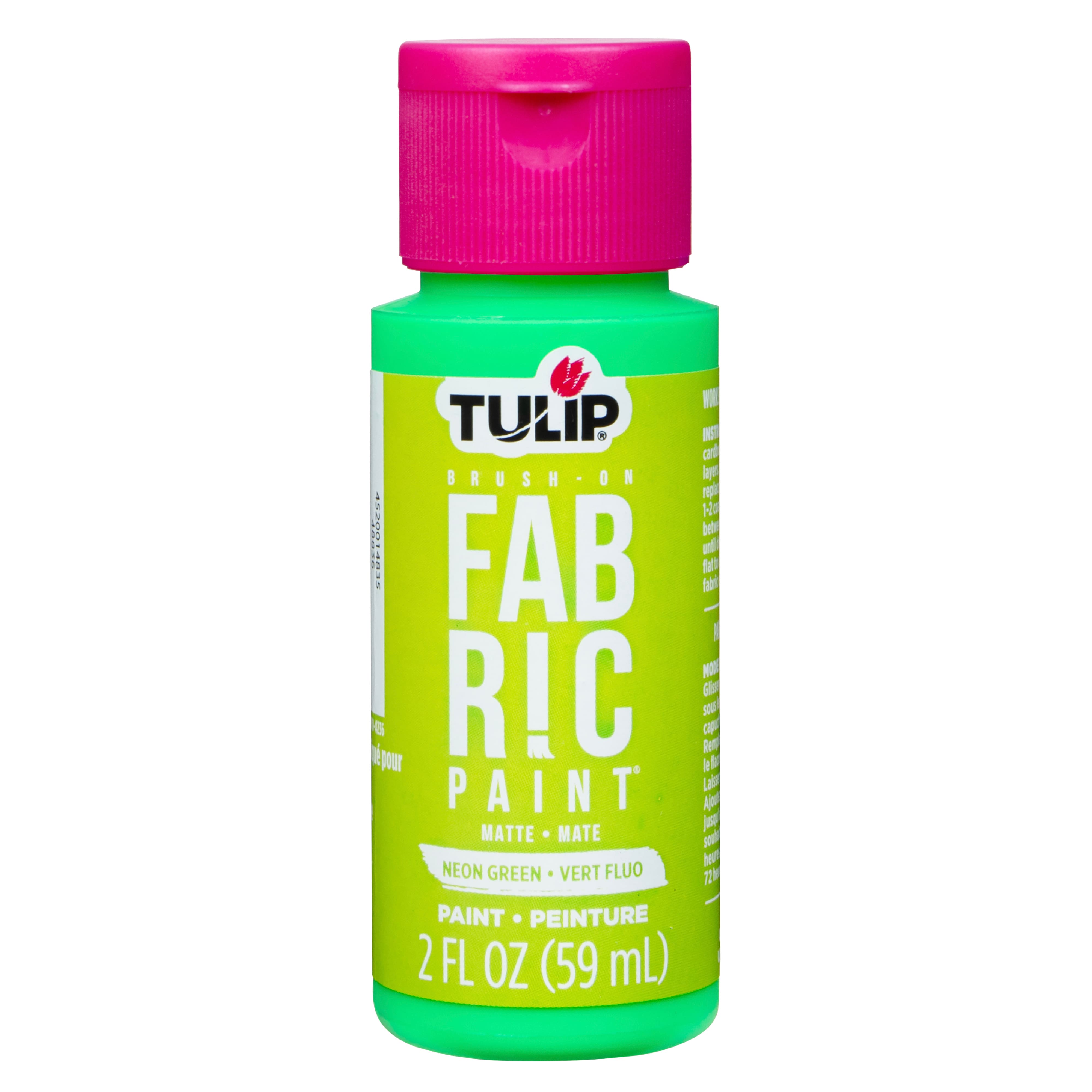 12 Pack: Tulip® Matte Neon Brush-On Fabric Paint