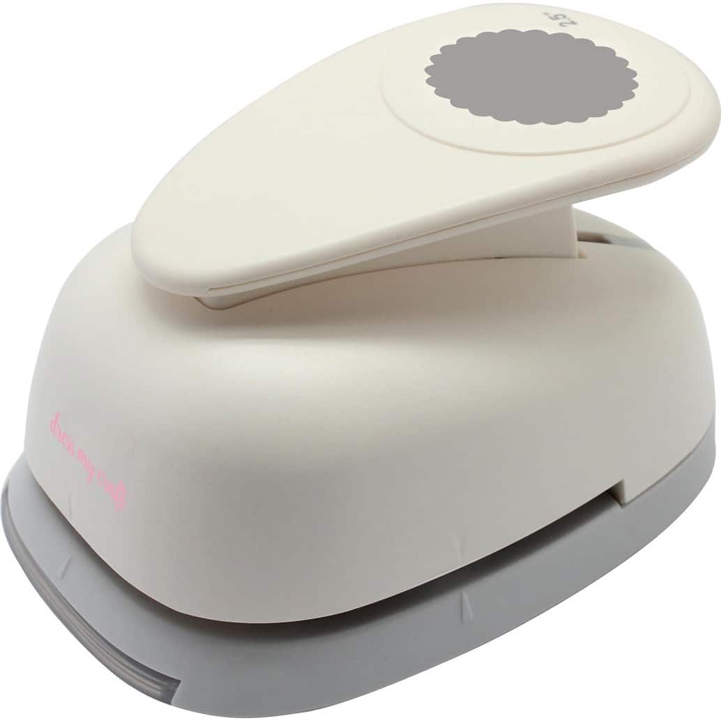 Dress My Craft® 2.5" Scalloped Circle Punch