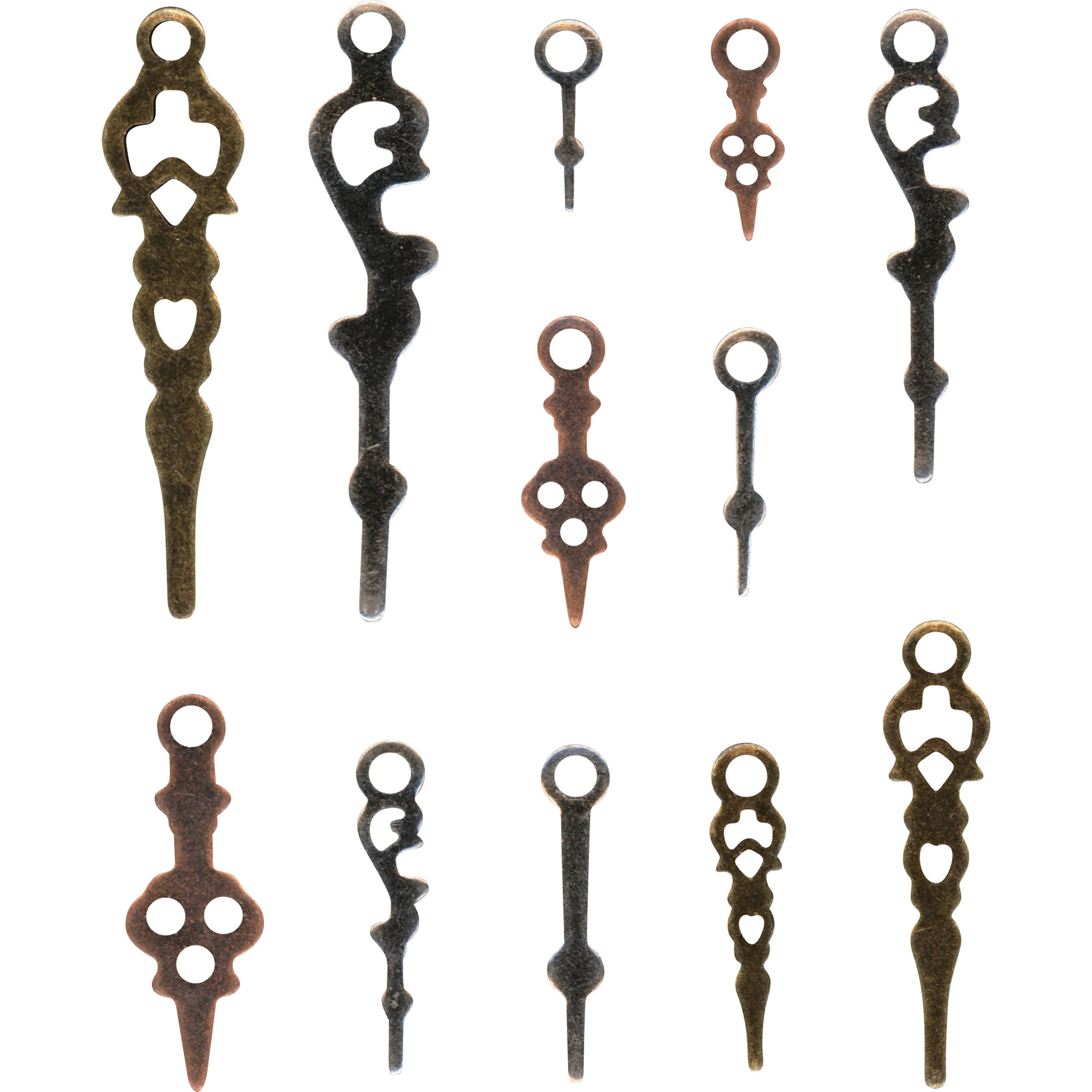 Idea-Ology Metal Clock Hands 12/Pkg-Assorted Sizes