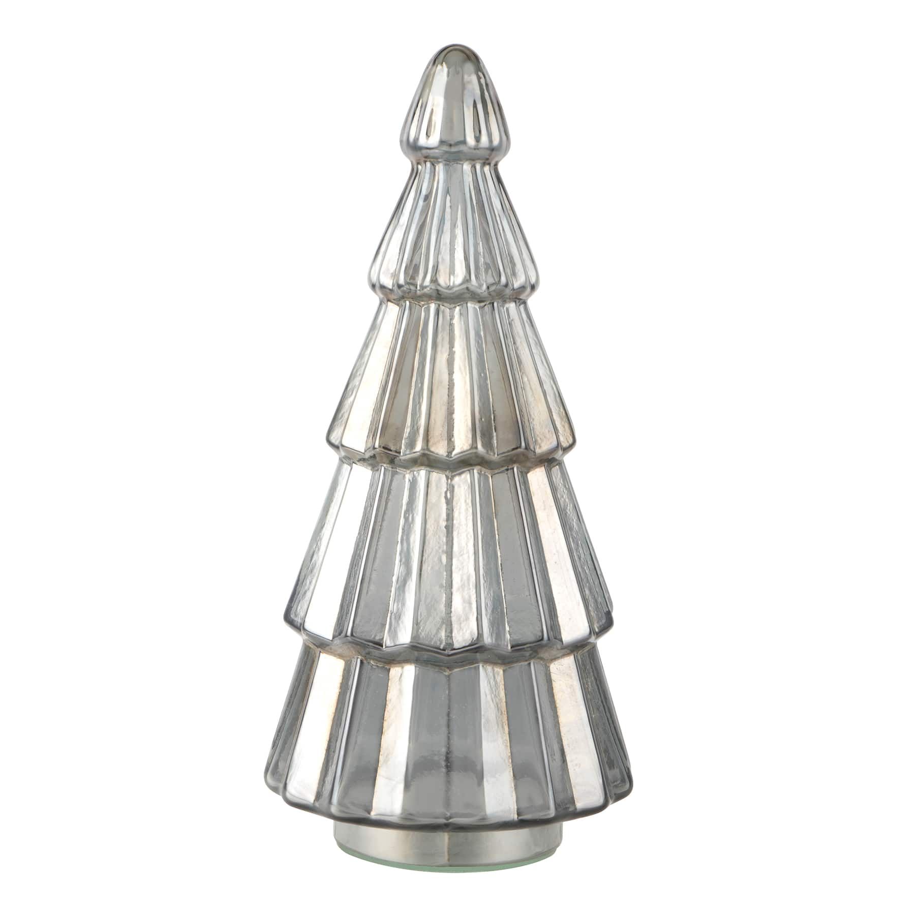 16&#x22; Silver Glass Tree Tabletop D&#xE9;cor by Ashland&#xAE;