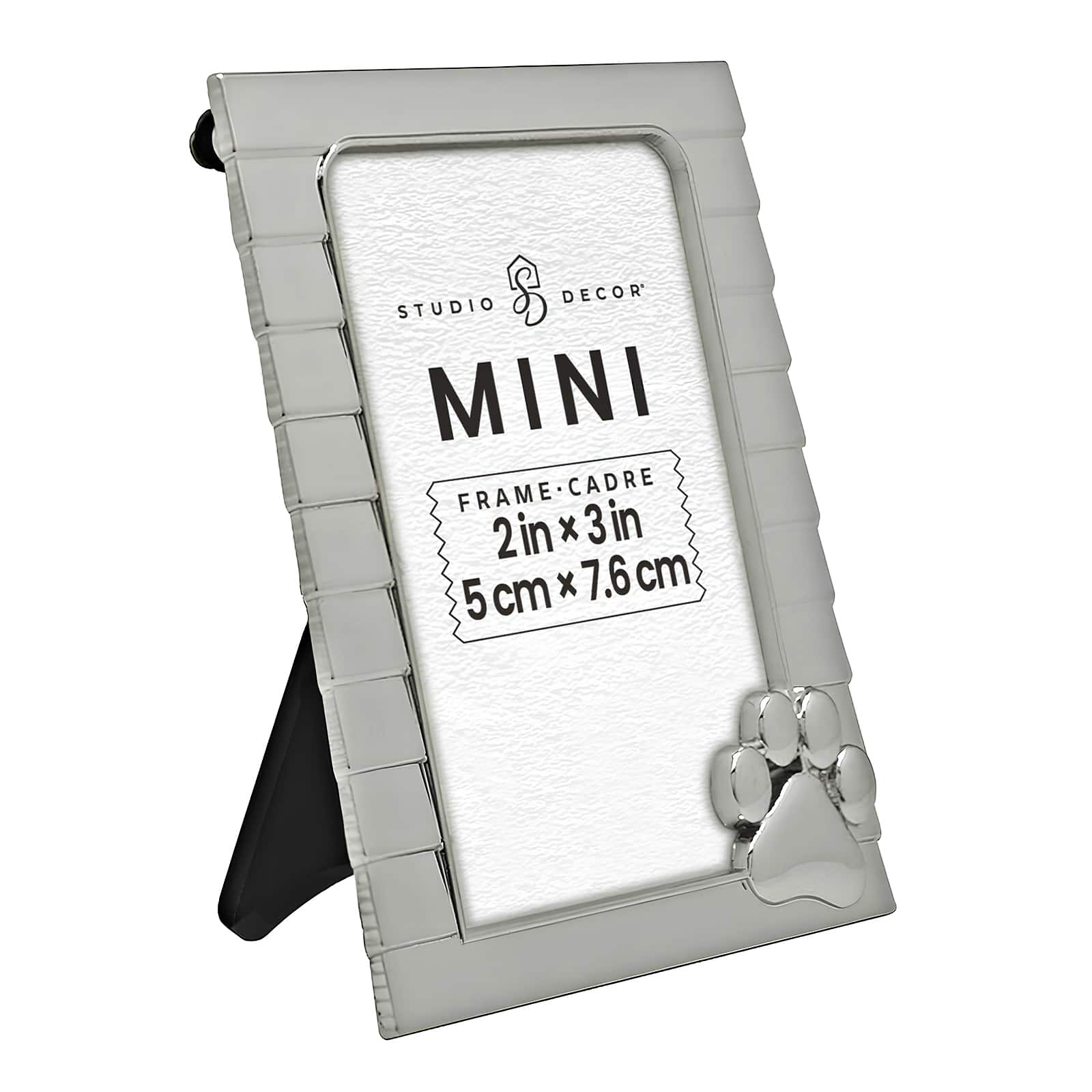 Mini Silver Paw Frame by Studio D&#xE9;cor&#xAE;