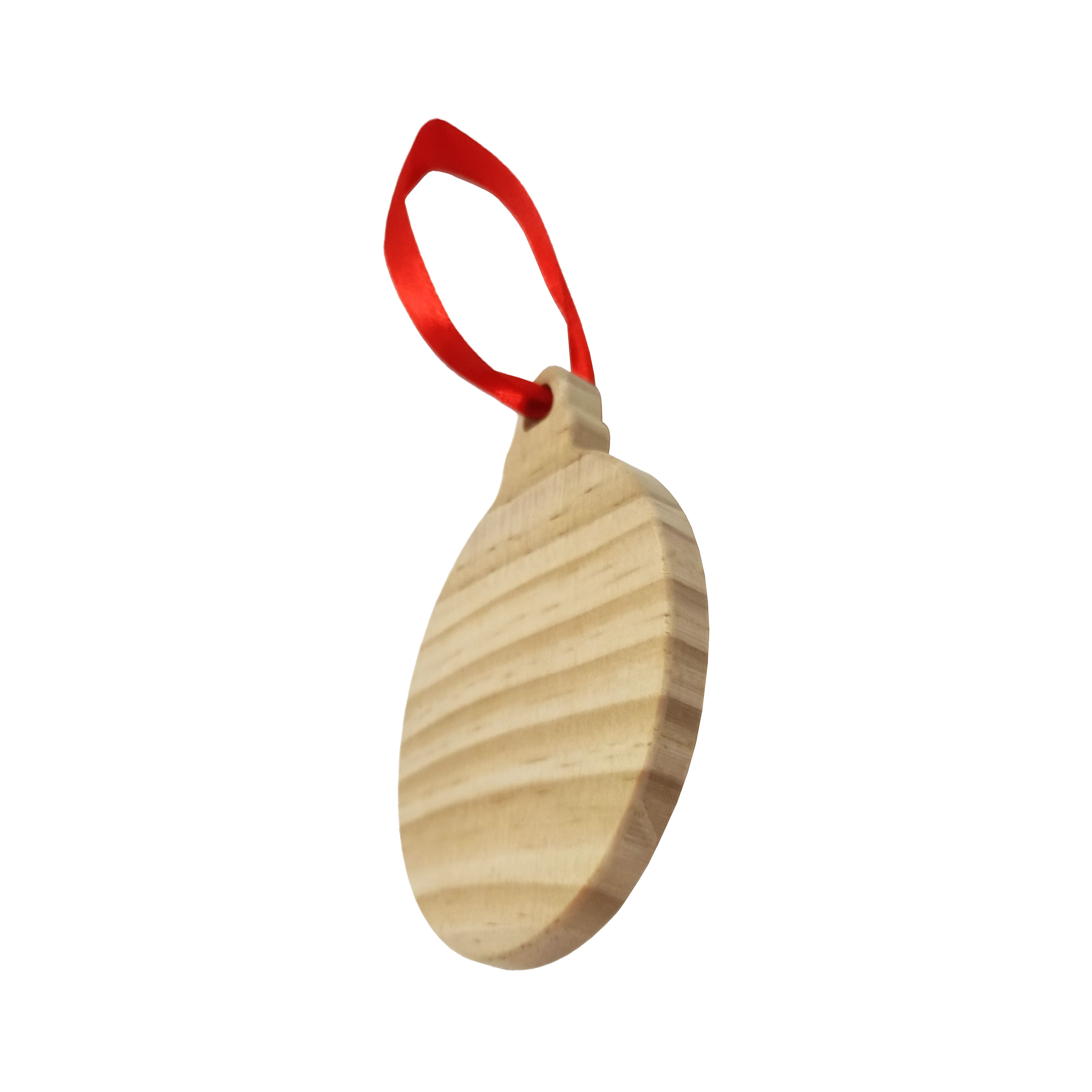 4&#x22; Round DIY Pinewood Ornament by Make Market&#xAE;