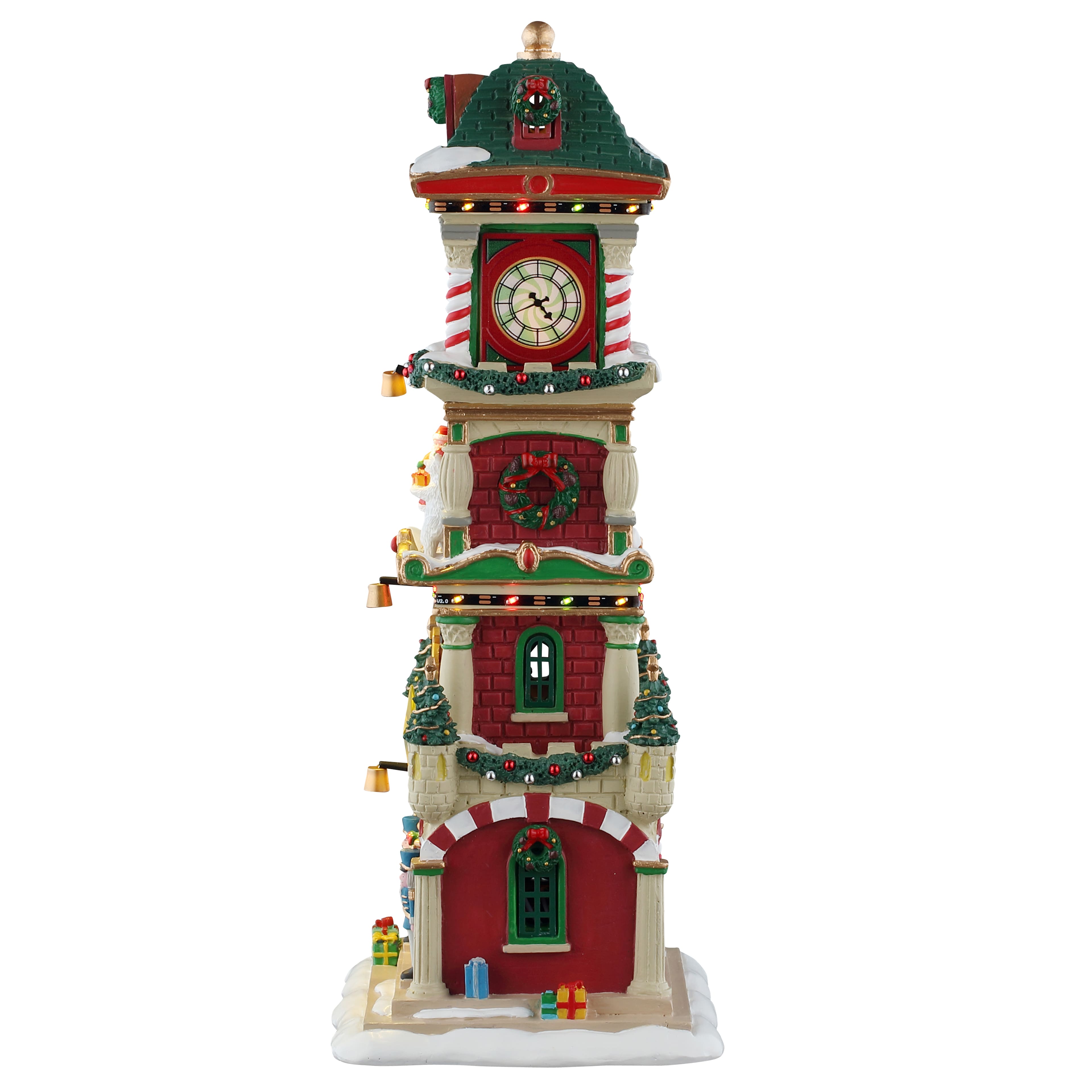 Lemax® Santa's Wonderland The Village Square Clock Tower
