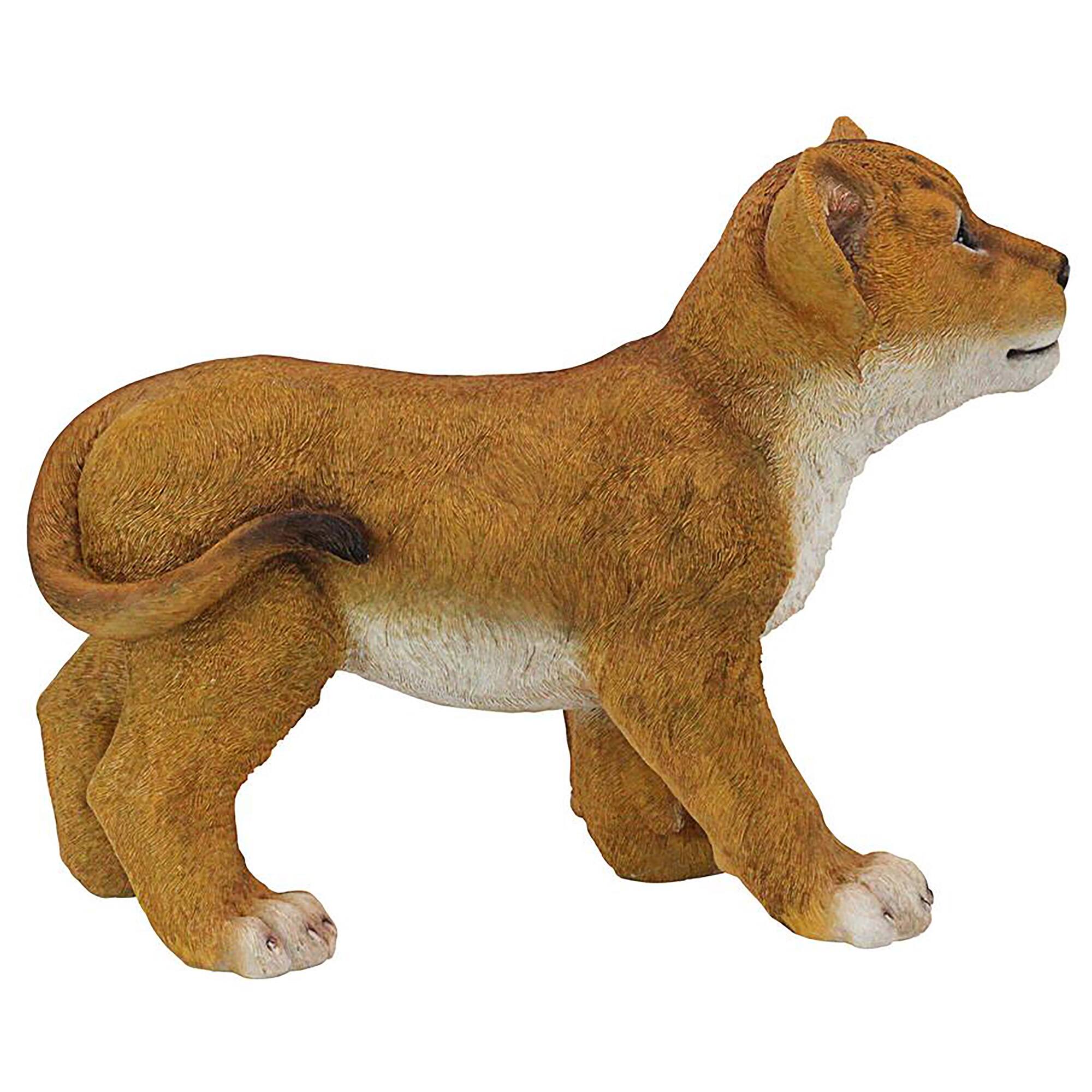 Design Toscano 18" Ahaggar Lion Cubs of the Sahara Animal Statue
