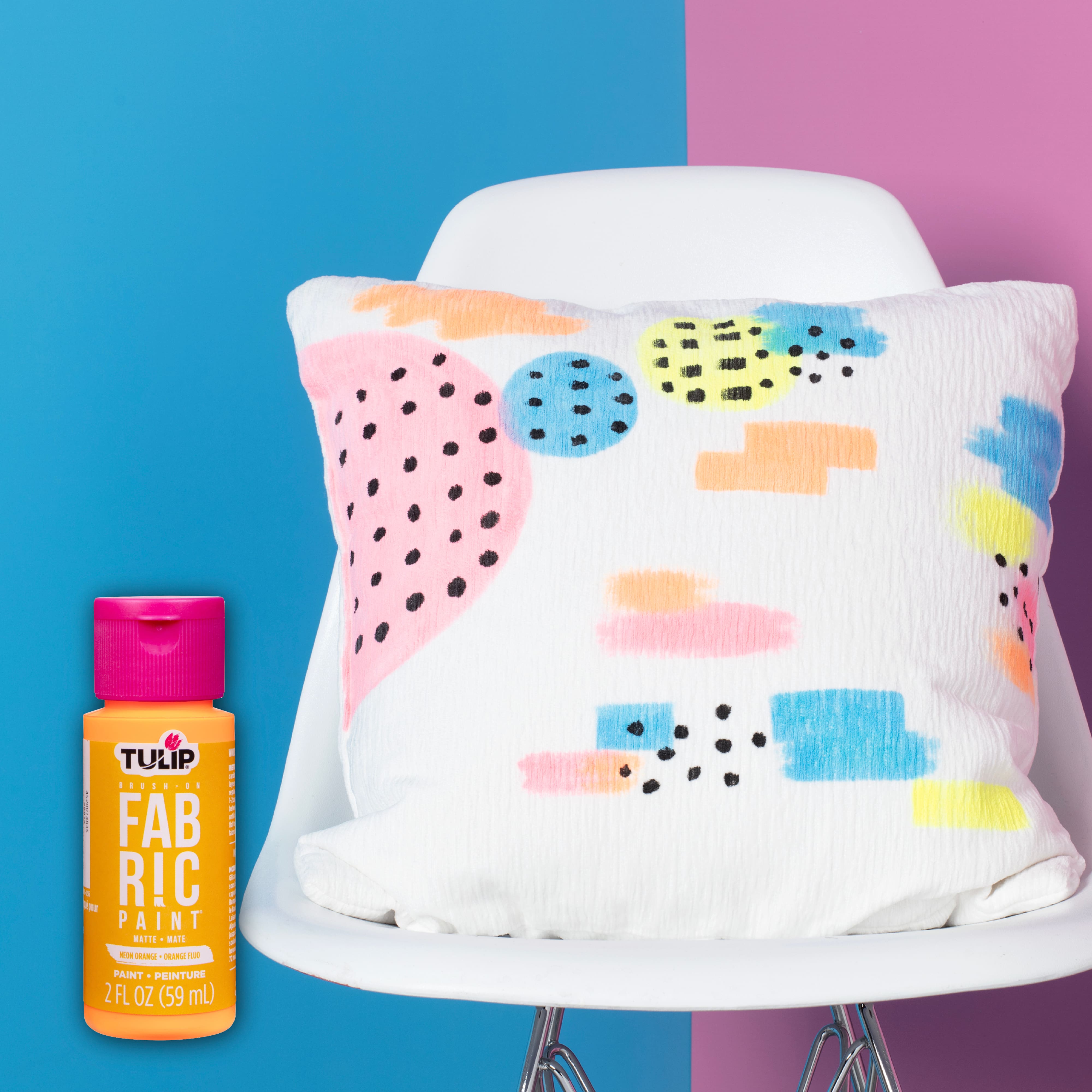 Tulip&#xAE; Matte Neon Brush-On Fabric Paint