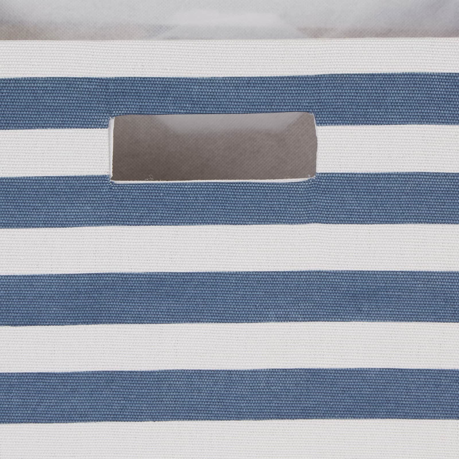 DII&#xAE; 11&#x22; Polyester Stripes Storage Cube
