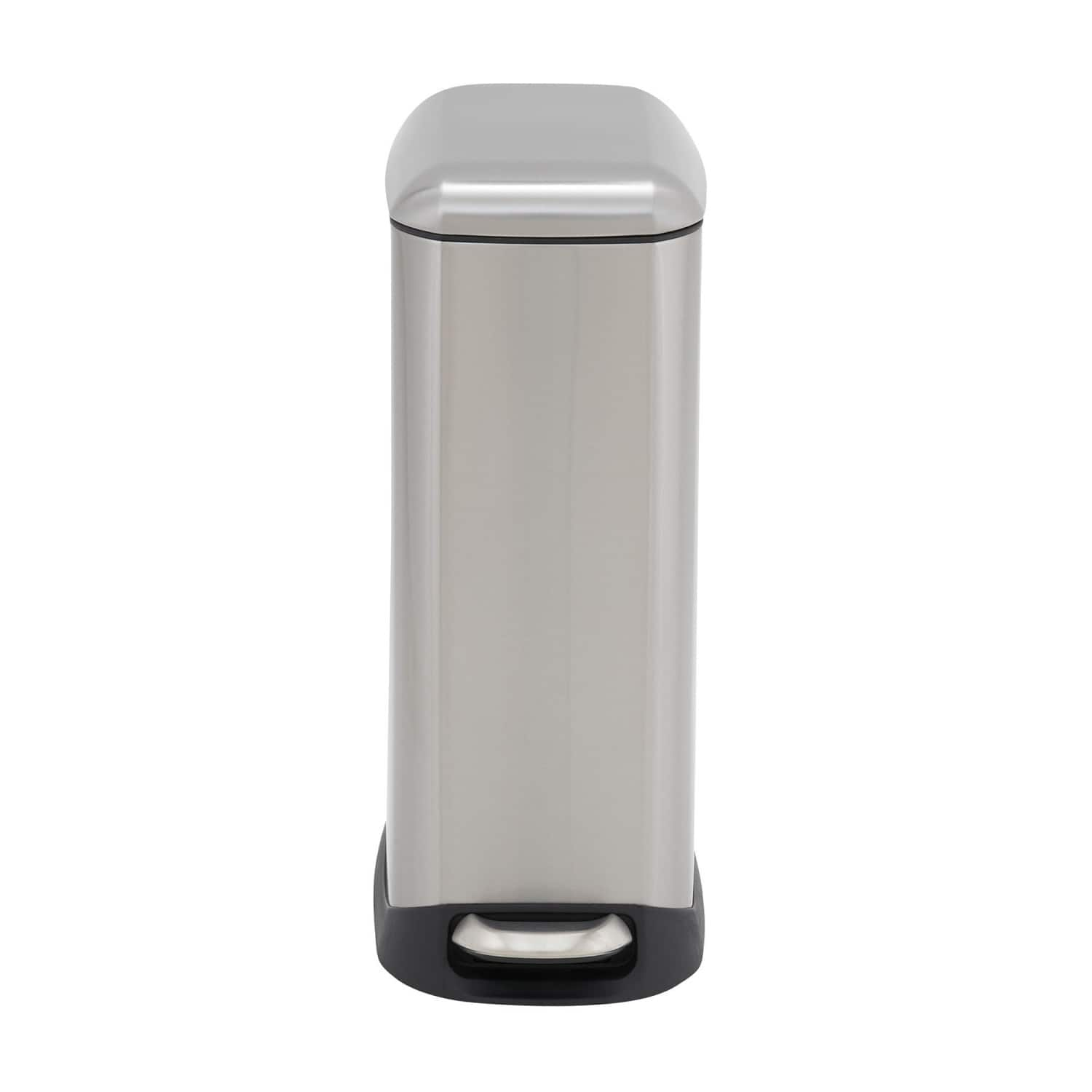 Household Essentials 5 gal. Slim Stainless Steel Trash Can