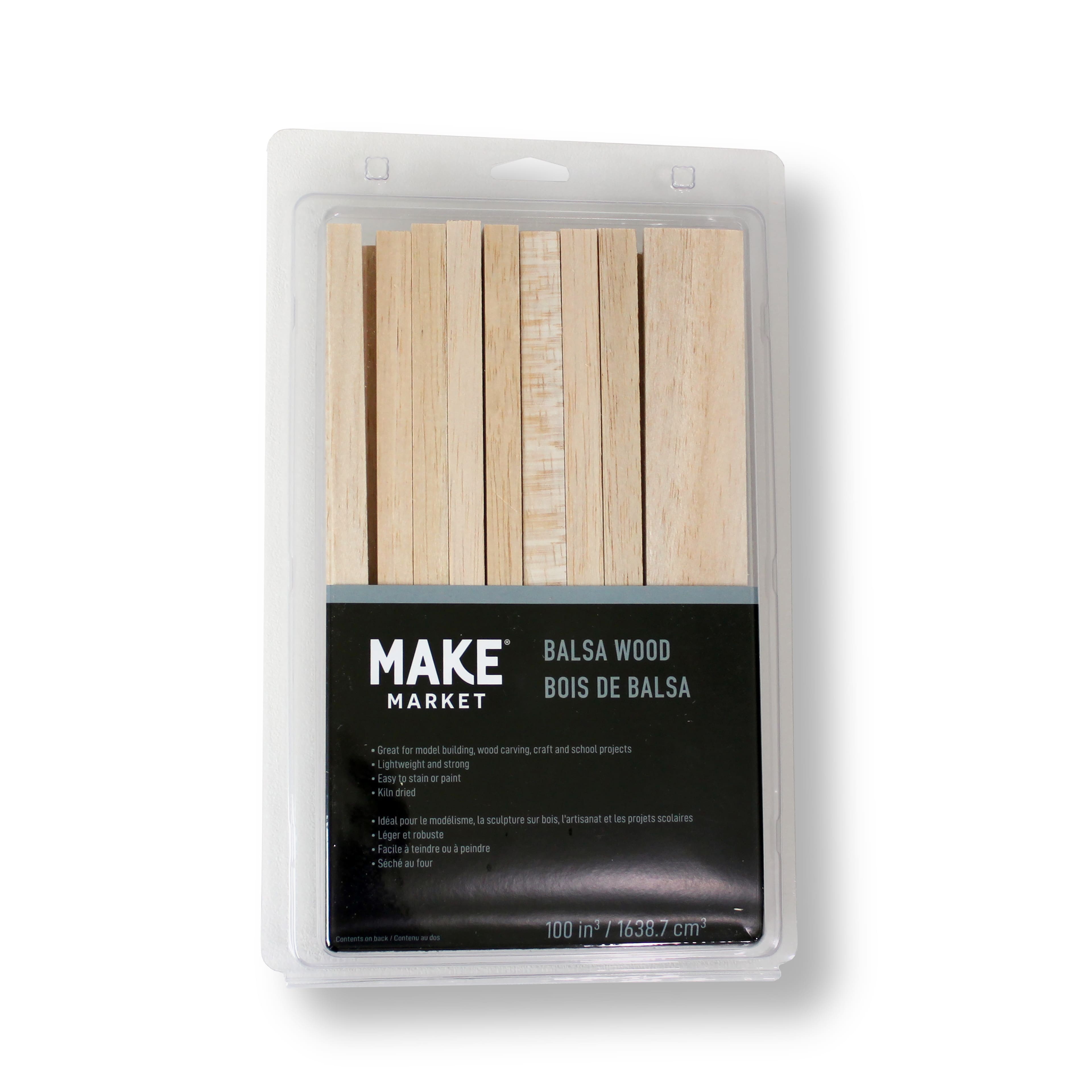 Make Market Balsa Wood - 100 Each