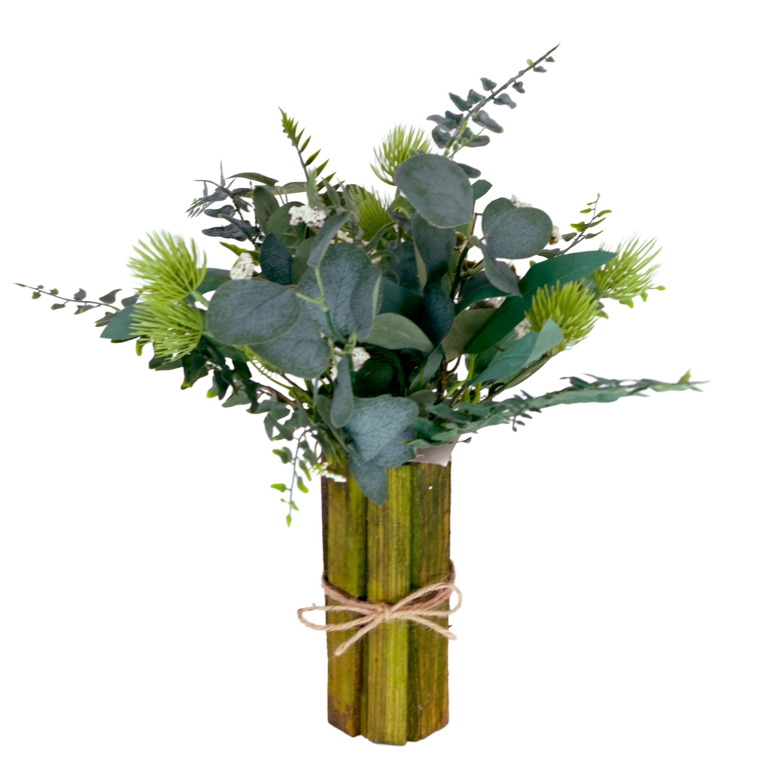 6 Pack: 16&#x27;&#x27; Green Spring Floral Bouquet
