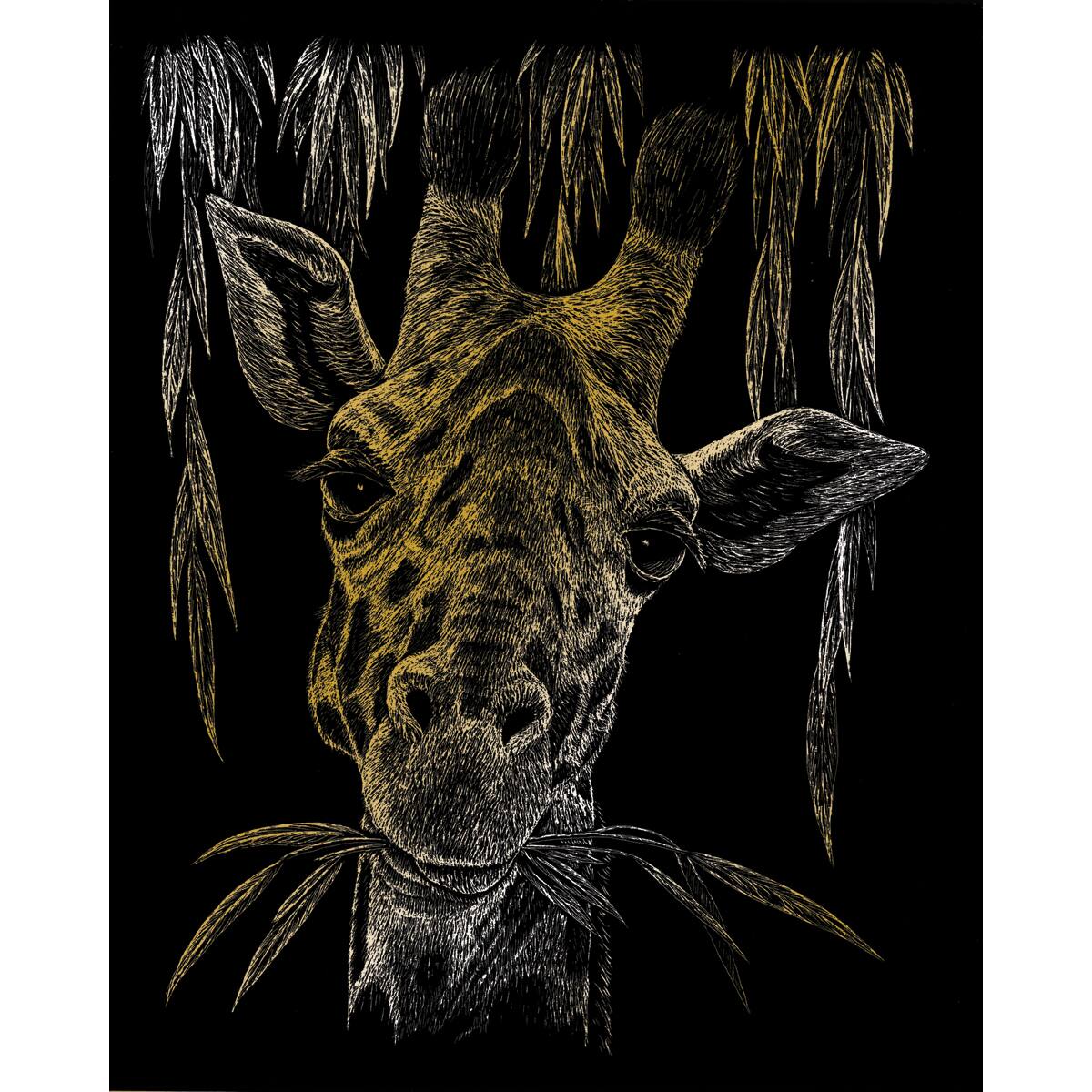Royal &#x26; Langnickel&#xAE; Engraving Art&#x2122; Giraffe Gold Foil Kit