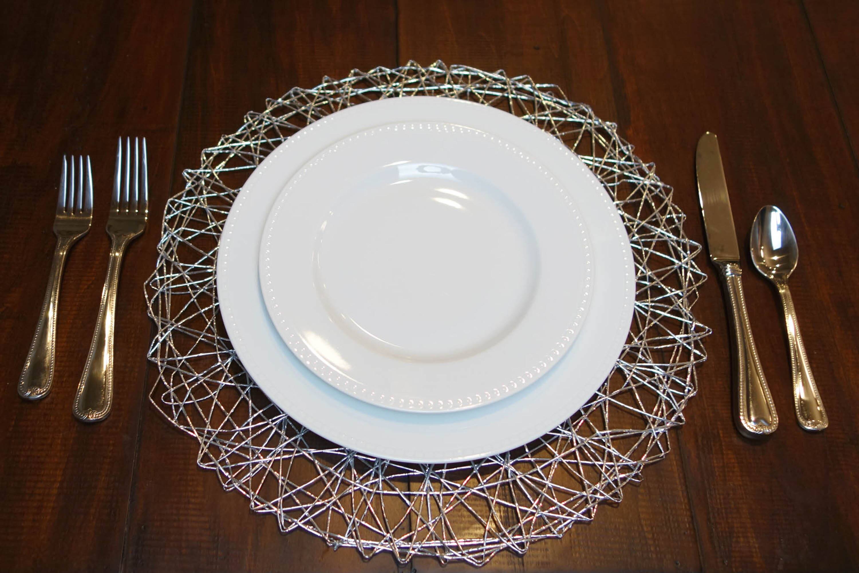 DII&#xAE; Woven Paper Round Placemats, 6ct.